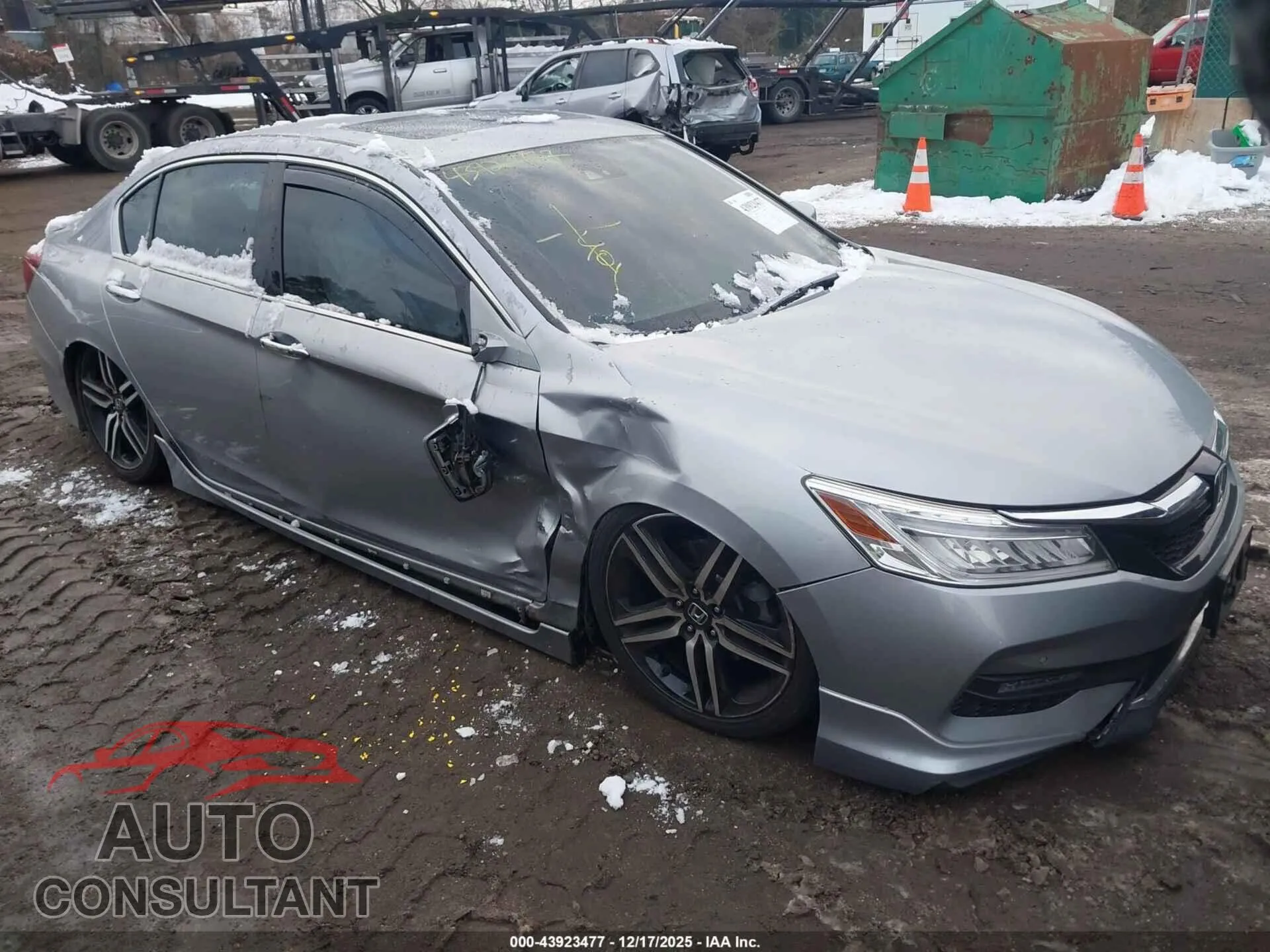 2016 HONDA ACCORD VIN 1HGCR3F90GA021253