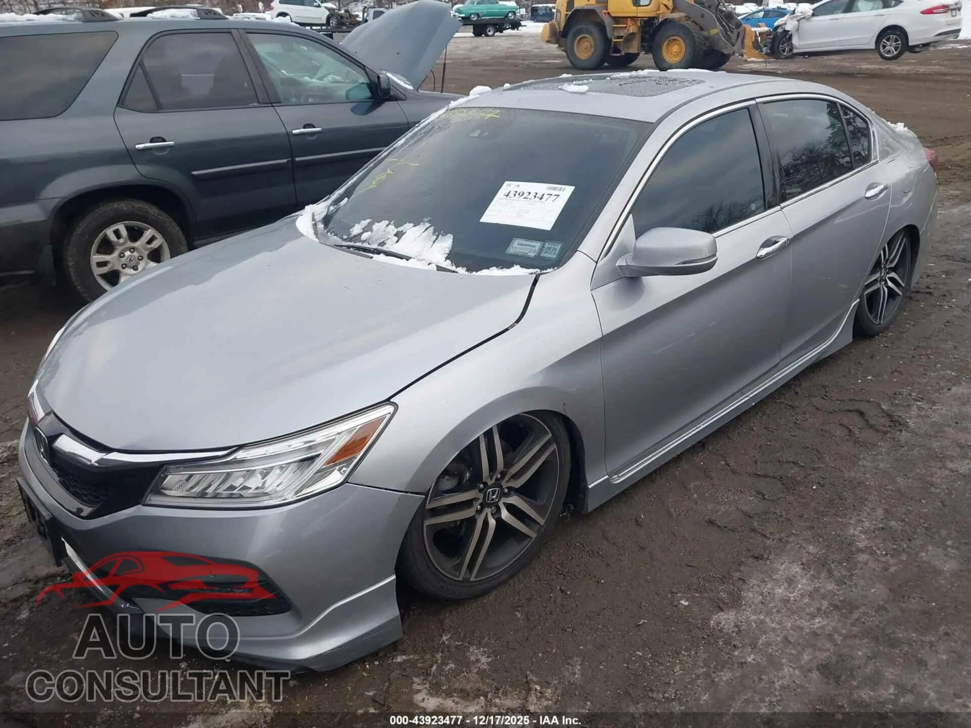 2016 HONDA ACCORD Damaged VIN 1HGCR3F90GA021253 – rear exterior