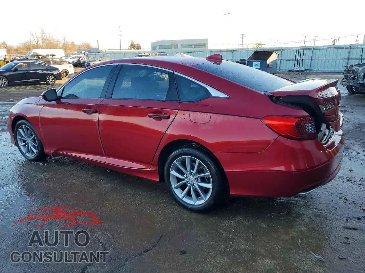 2021 HONDA ACCORD Damaged VIN 1HGCV1F15MA001196 – rear exterior
