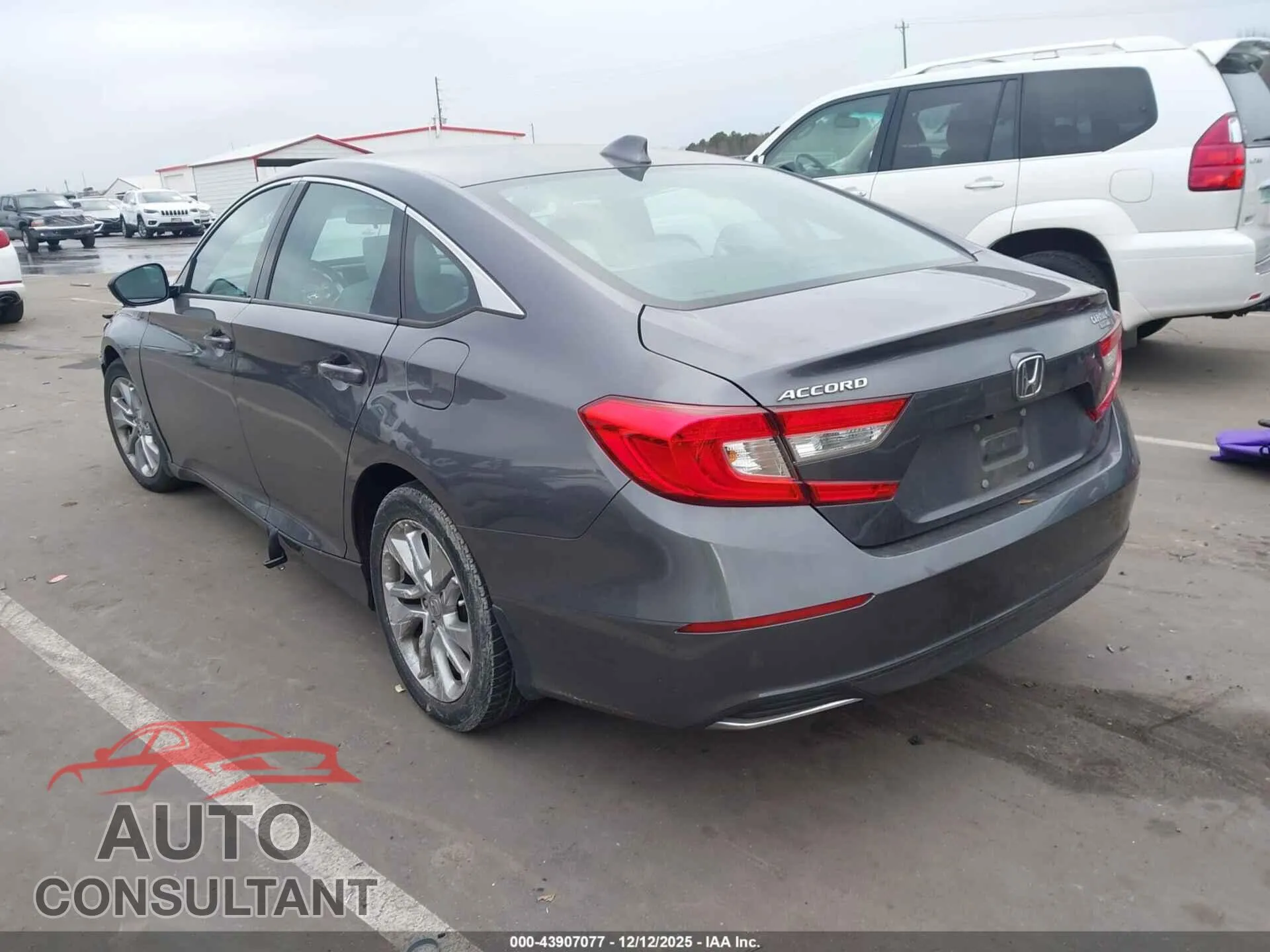 2019 HONDA ACCORD Damaged VIN 1HGCV1F19KA019973 – side profile