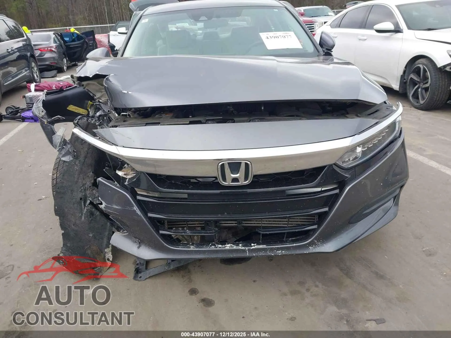 2019 HONDA ACCORD Damaged VIN 1HGCV1F19KA019973 – engine bay