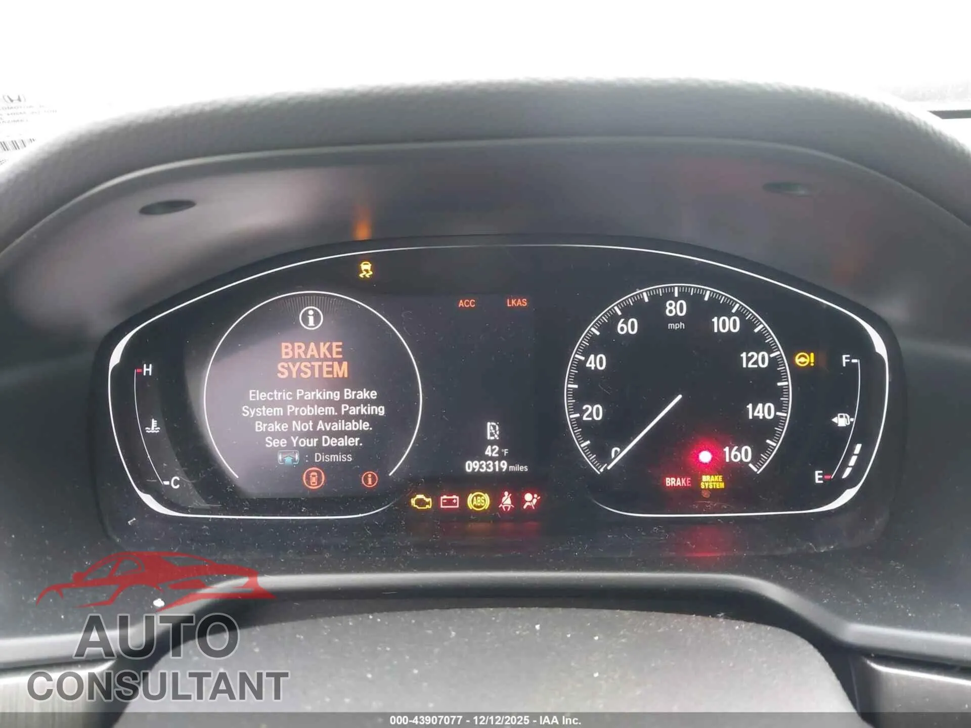 2019 HONDA ACCORD Damaged VIN 1HGCV1F19KA019973 – exterior detail