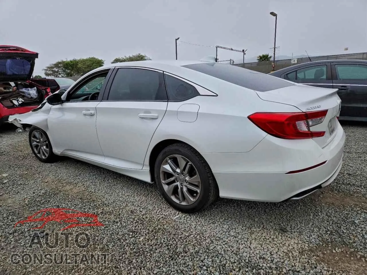 2019 HONDA ACCORD Damaged VIN 1HGCV1F19KA058871 – rear exterior