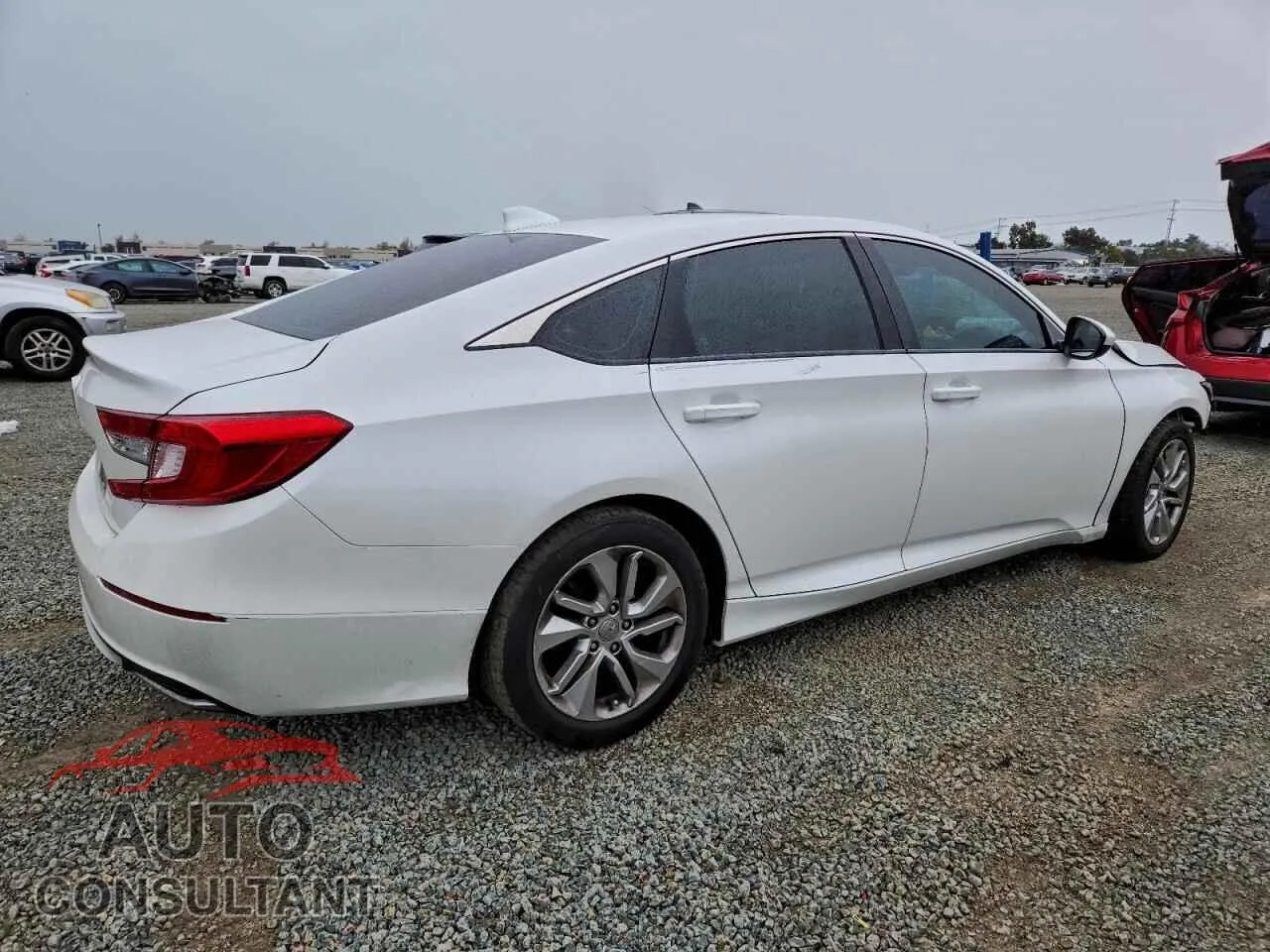 2019 HONDA ACCORD Damaged VIN 1HGCV1F19KA058871 – side profile