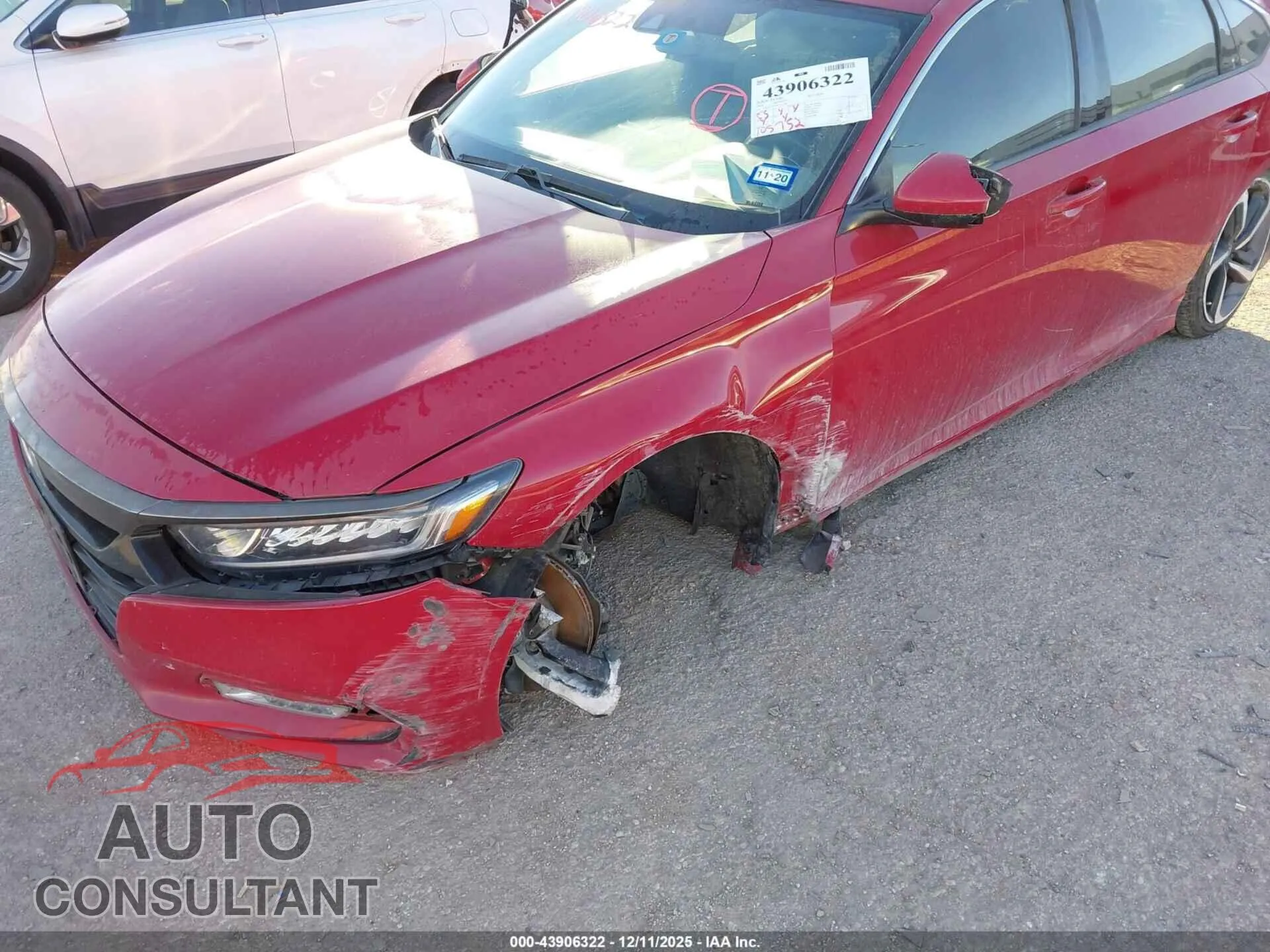 2018 HONDA ACCORD Damaged VIN 1HGCV1F30JA261308 – engine bay