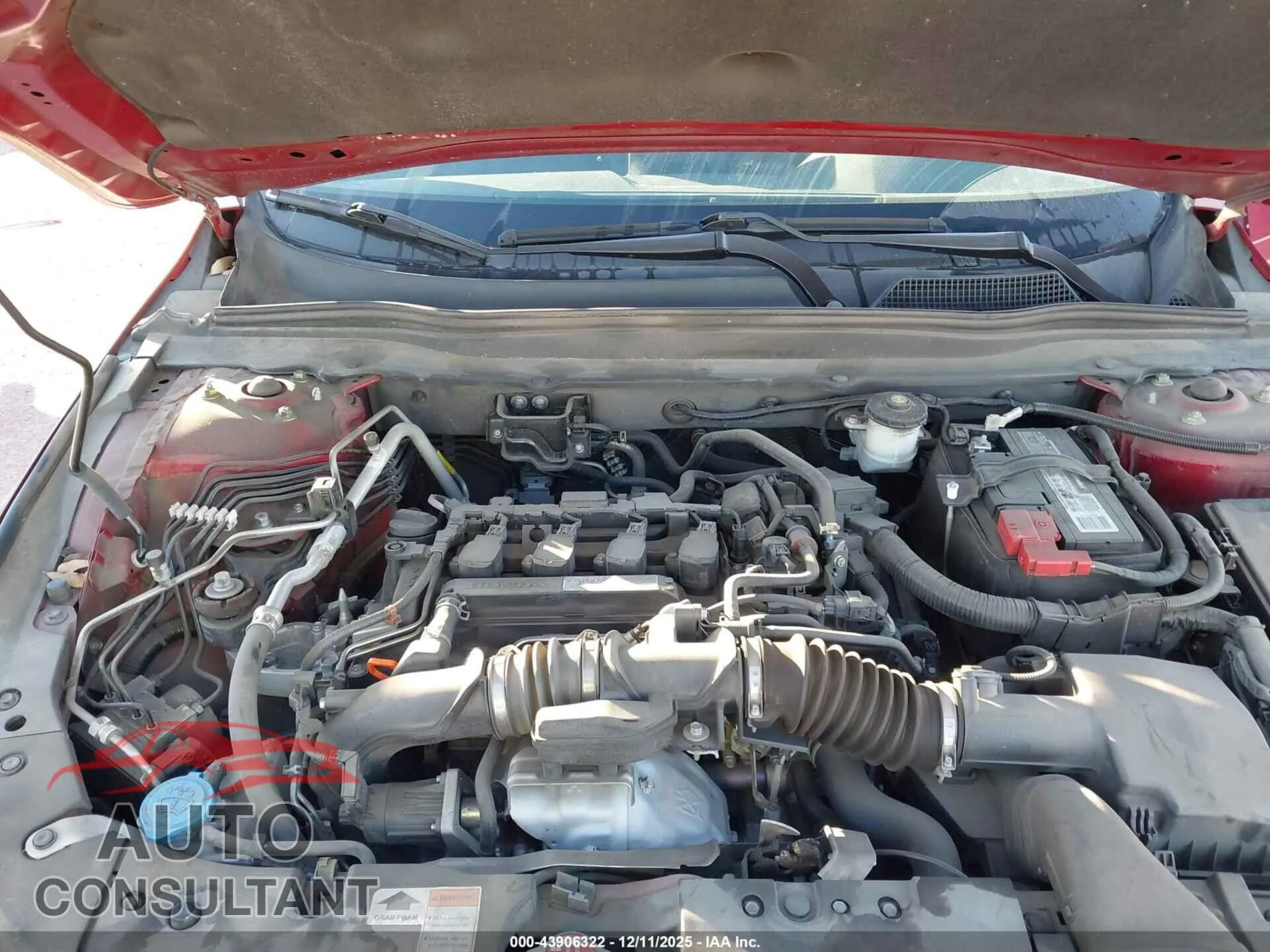 2018 HONDA ACCORD Damaged VIN 1HGCV1F30JA261308 – odometer reading