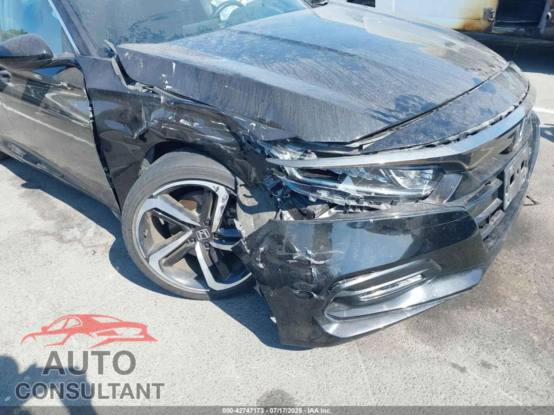 2018 HONDA ACCORD Damaged VIN 1HGCV1F34JA241854 – engine bay