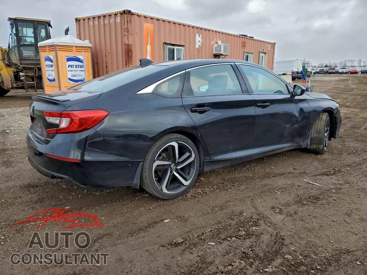 2018 HONDA ACCORD Damaged VIN 1HGCV1F36JA203493 – side profile