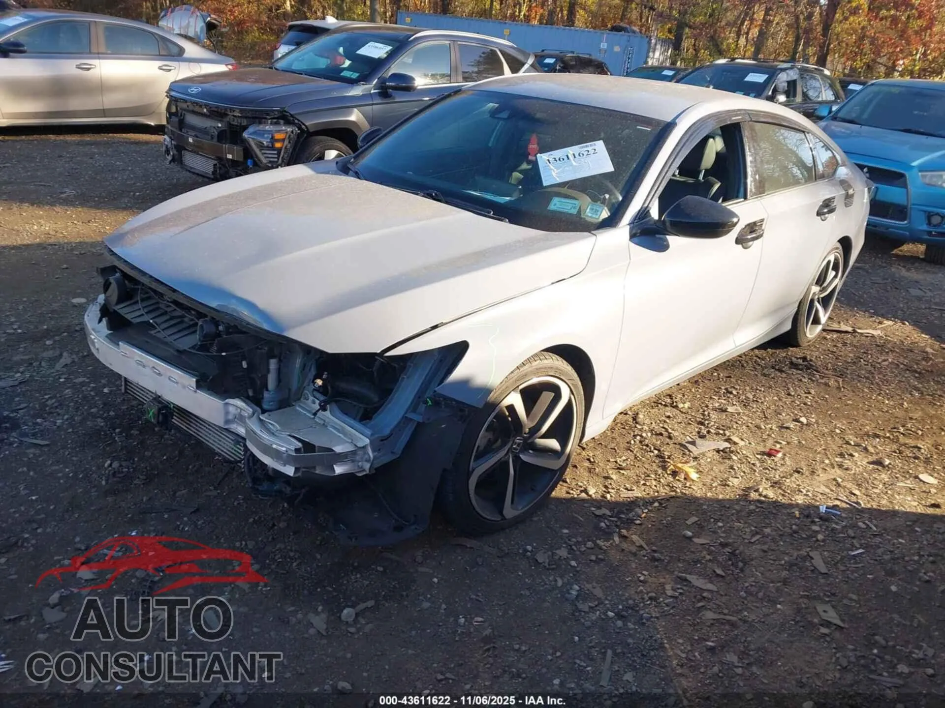 2021 HONDA ACCORD Damaged VIN 1HGCV1F39MA047776 – rear exterior