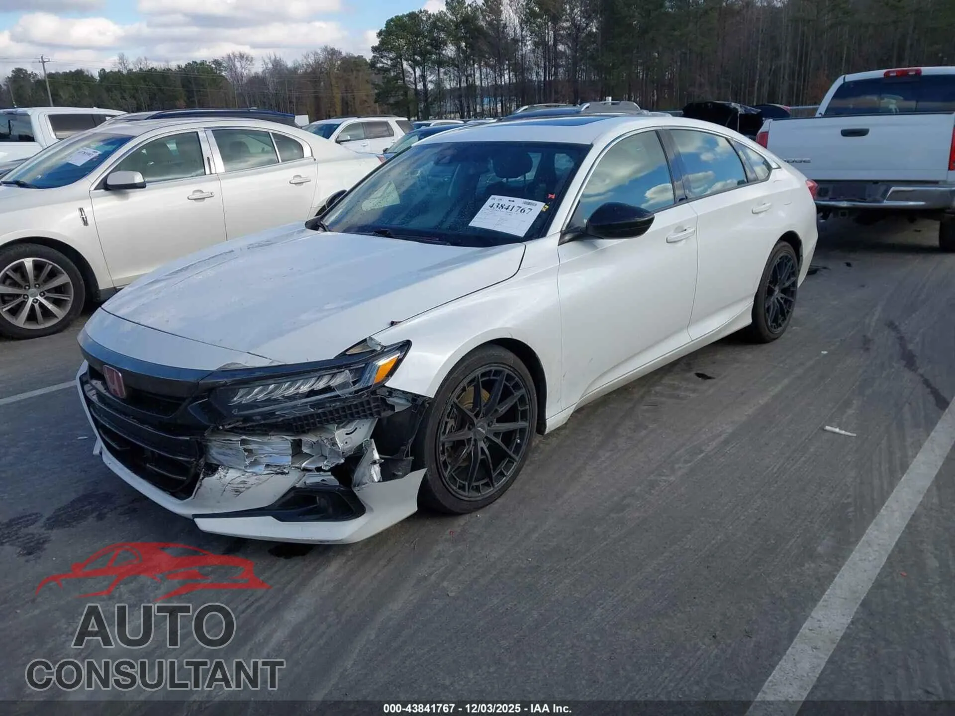 2021 HONDA ACCORD Damaged VIN 1HGCV2F31MA024739 – rear exterior
