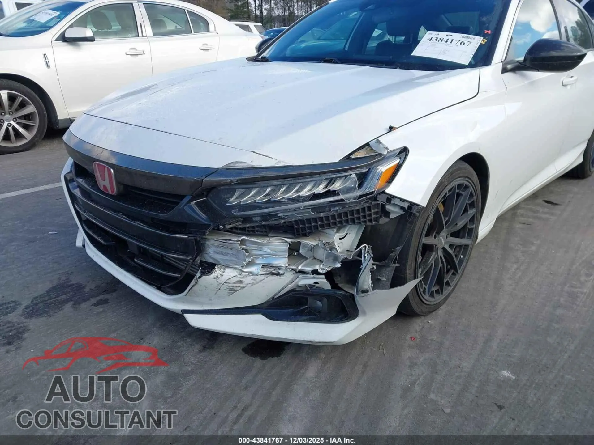 2021 HONDA ACCORD Damaged VIN 1HGCV2F31MA024739 – engine bay