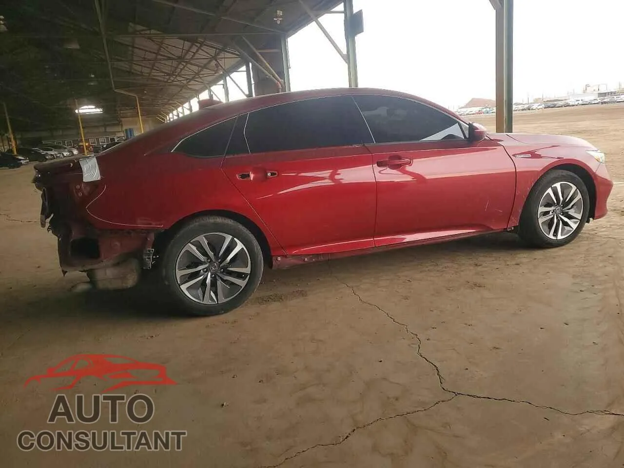 2018 HONDA ACCORD Damaged VIN 1HGCV3F19JA016873 – side profile