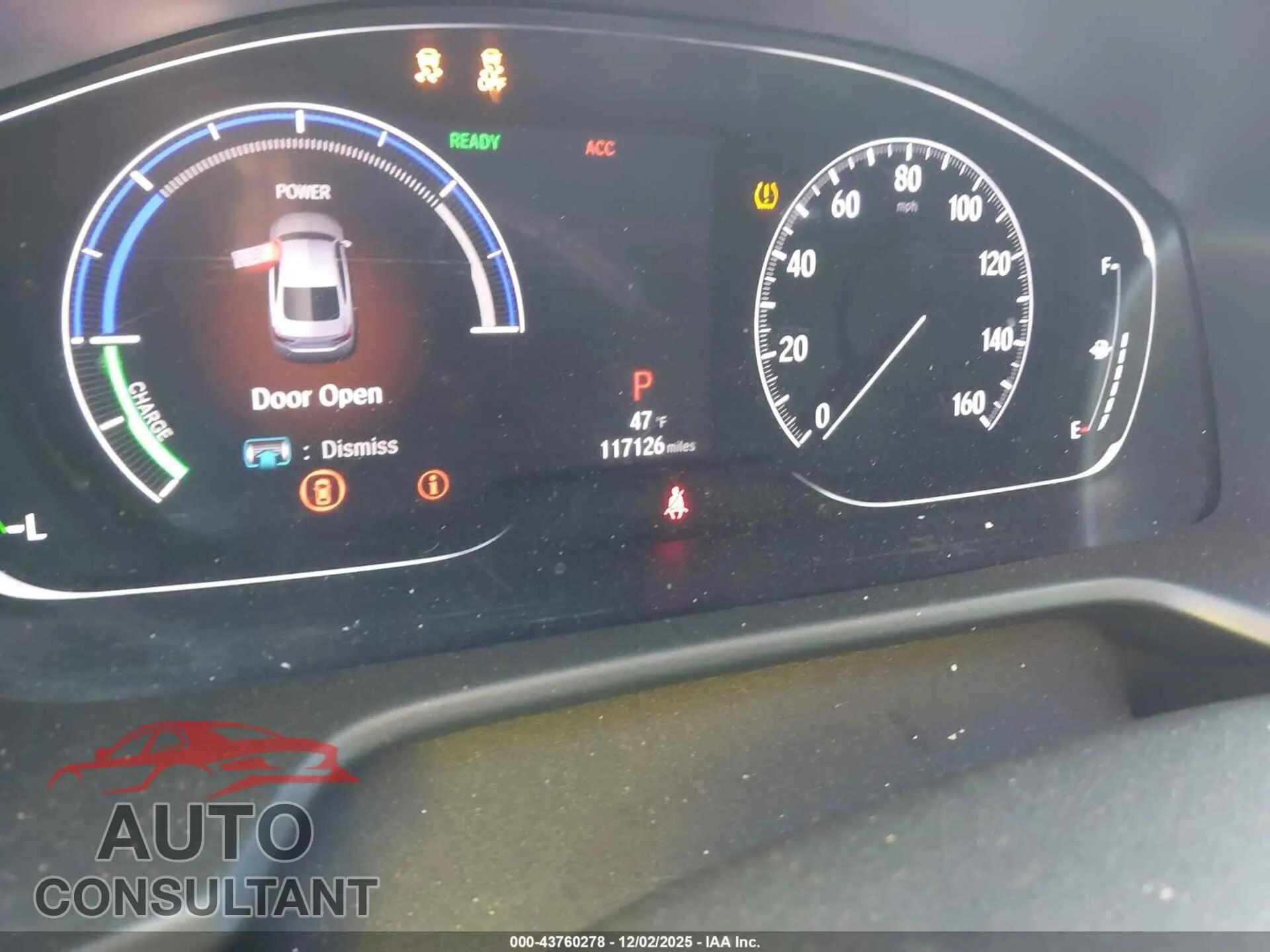 2018 HONDA ACCORD HYBRID Damaged VIN 1HGCV3F50JA010902 – exterior detail