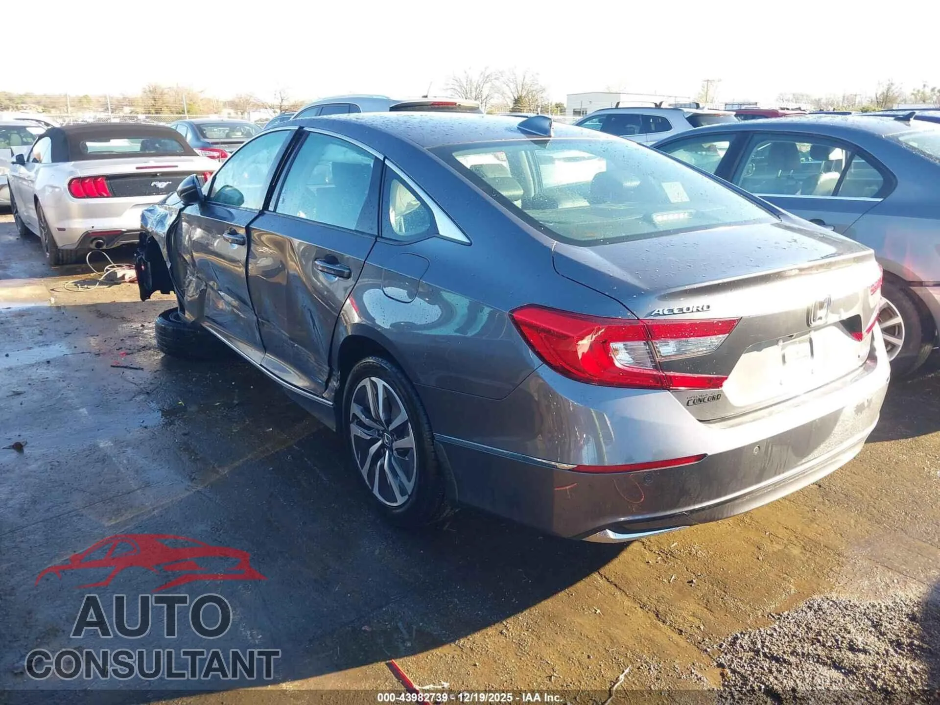 2021 HONDA ACCORD HYBRID Damaged VIN 1HGCV3F52MA011330 – side profile