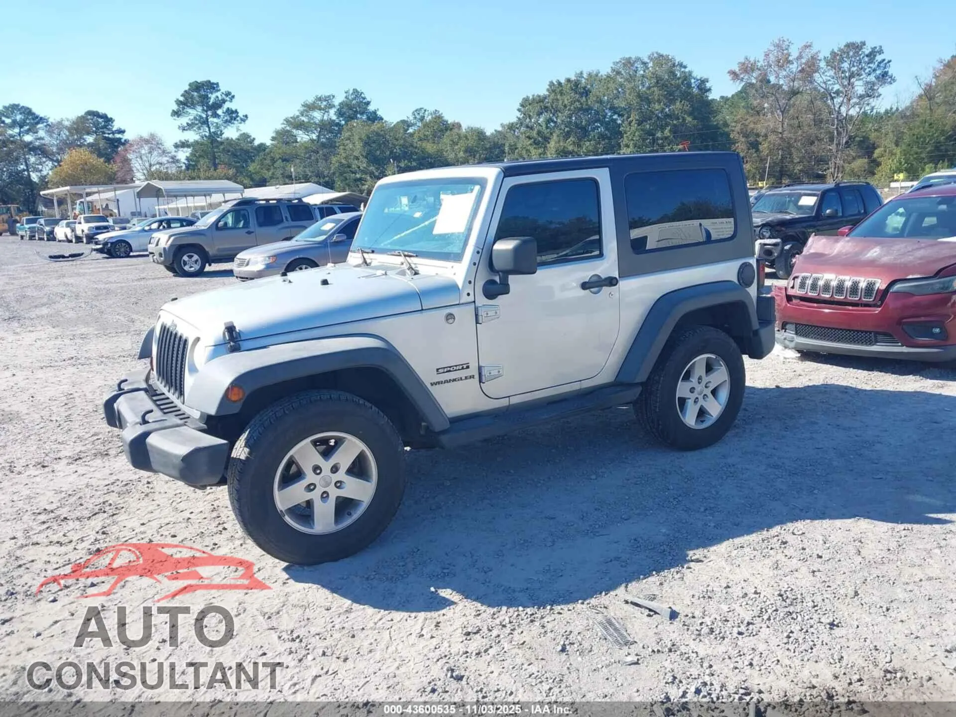 2010 JEEP WRANGLER Damaged VIN 1J4AA2D15AL133654 – rear exterior