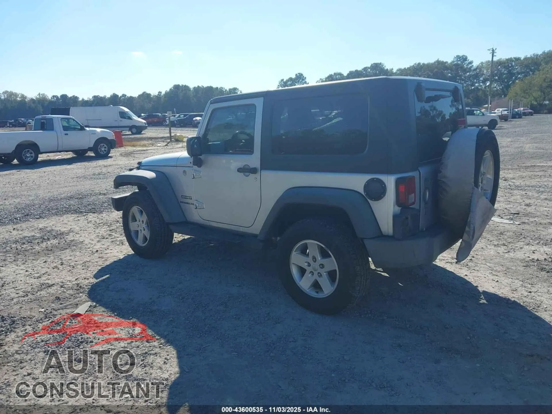 2010 JEEP WRANGLER Damaged VIN 1J4AA2D15AL133654 – side profile