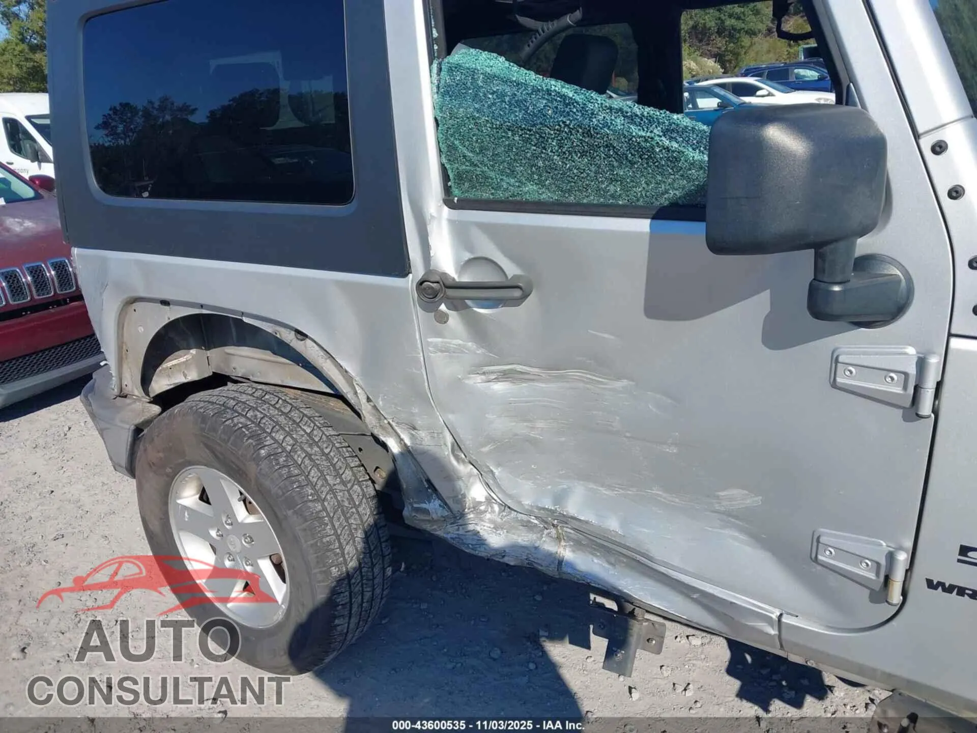 2010 JEEP WRANGLER Damaged VIN 1J4AA2D15AL133654 – engine bay