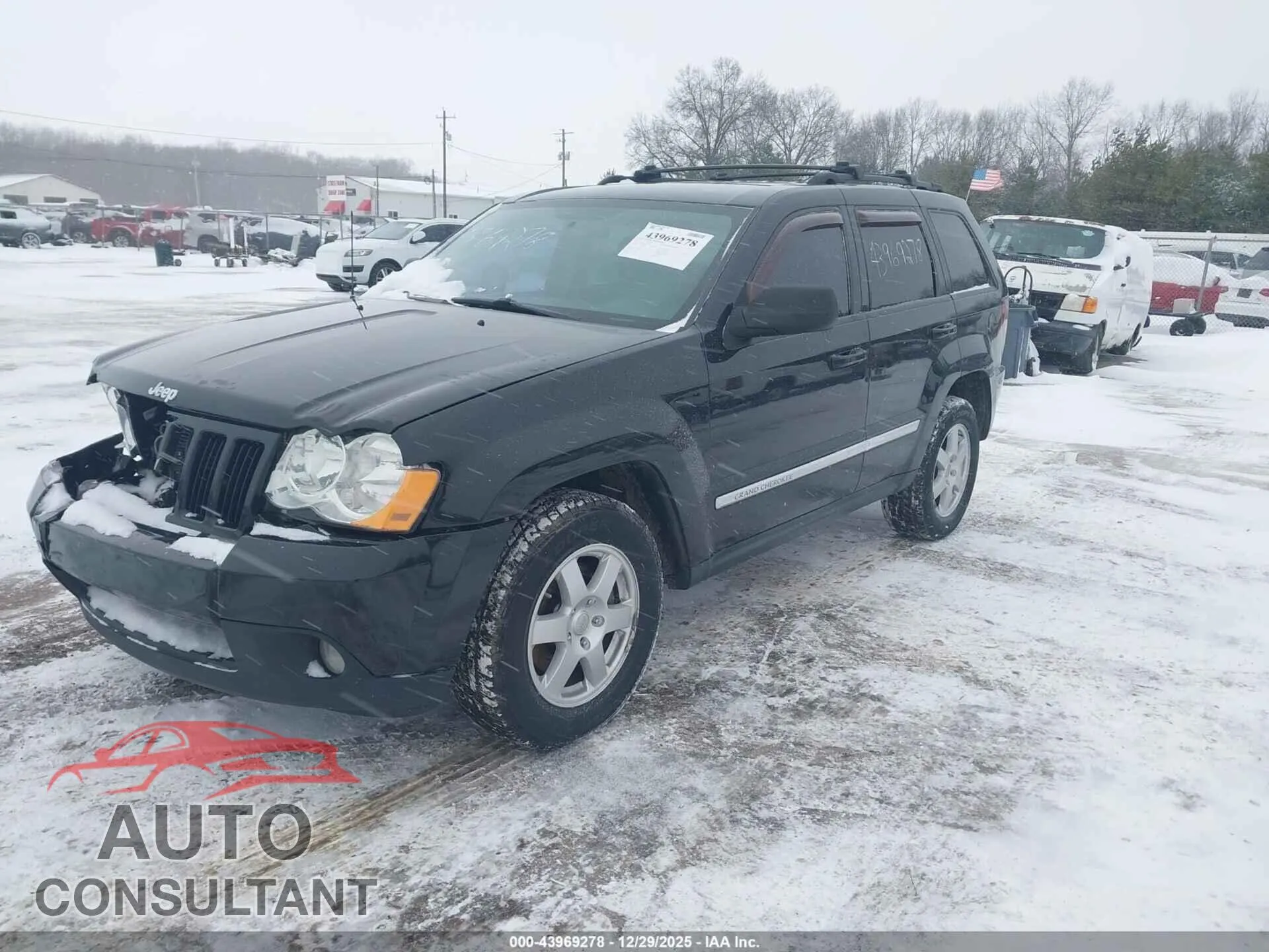 2010 JEEP GRAND CHEROKEE Damaged VIN 1J4PR4GK7AC129432 – rear exterior