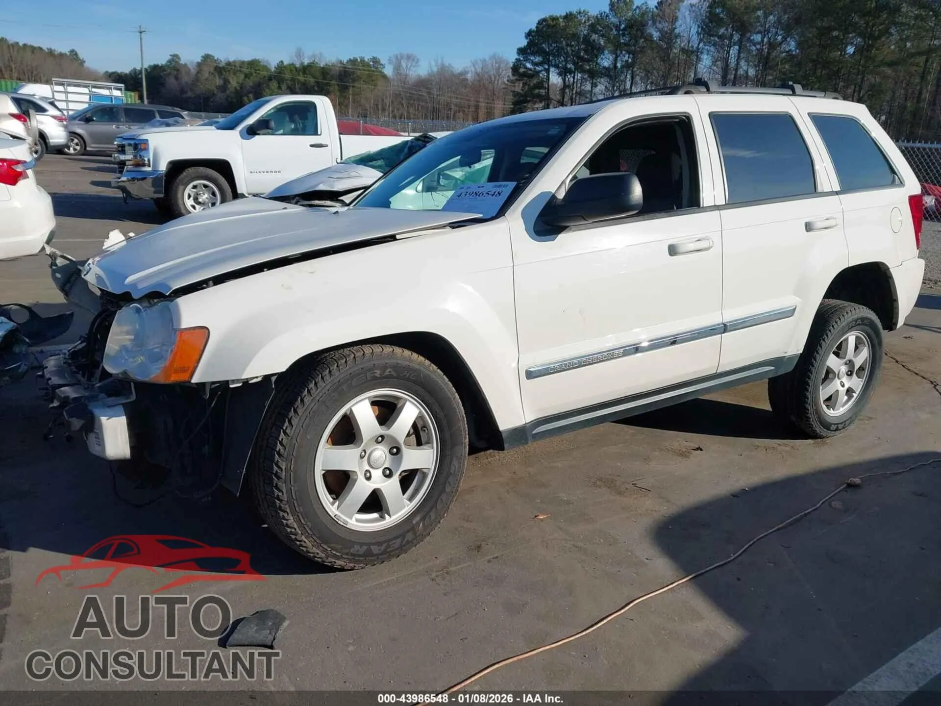 2010 JEEP GRAND CHEROKEE Damaged VIN 1J4PS4GK8AC154960 – rear exterior