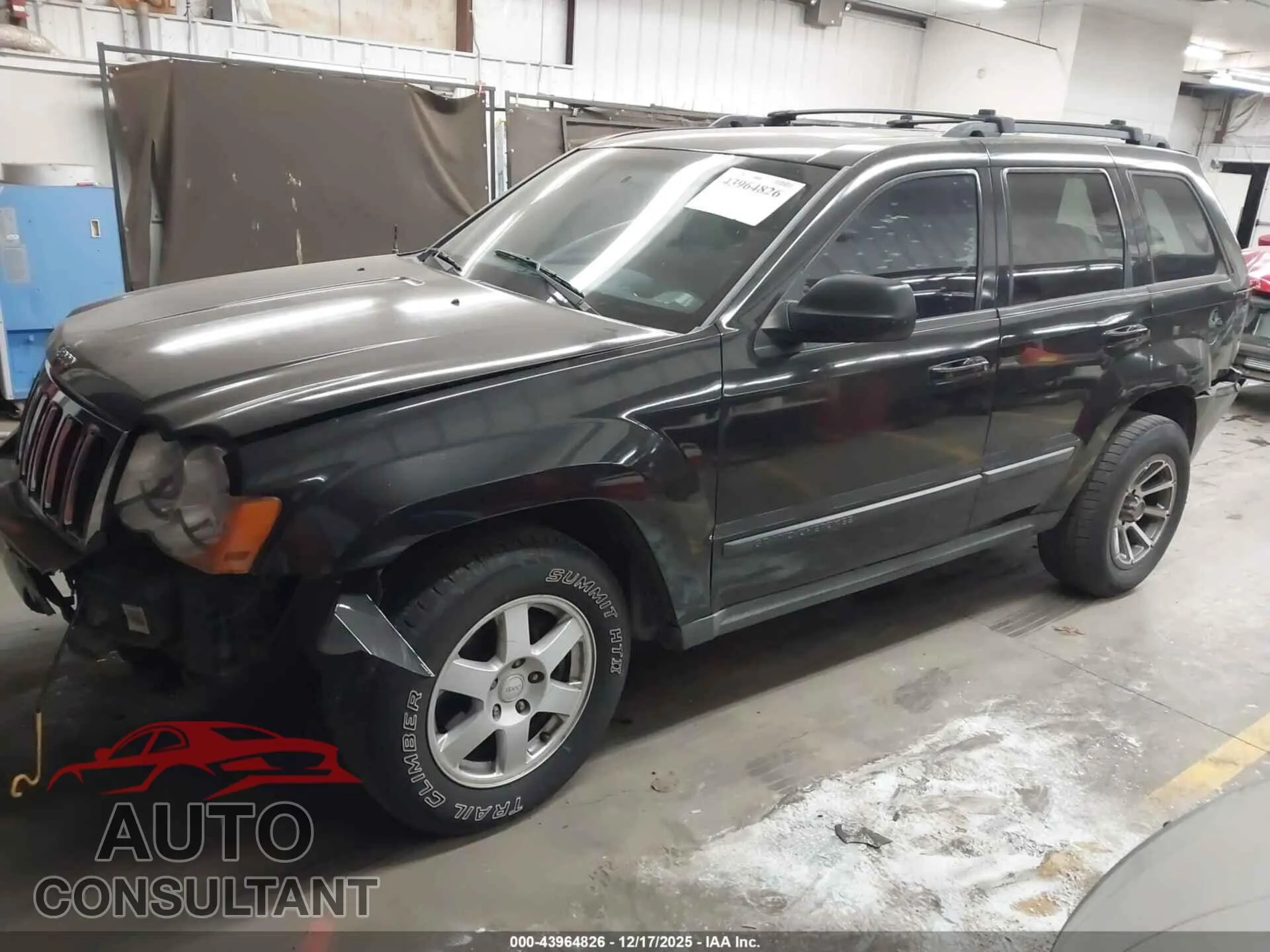 2009 JEEP GRAND CHEROKEE Damaged VIN 1J8GR48K99C504374 – rear exterior