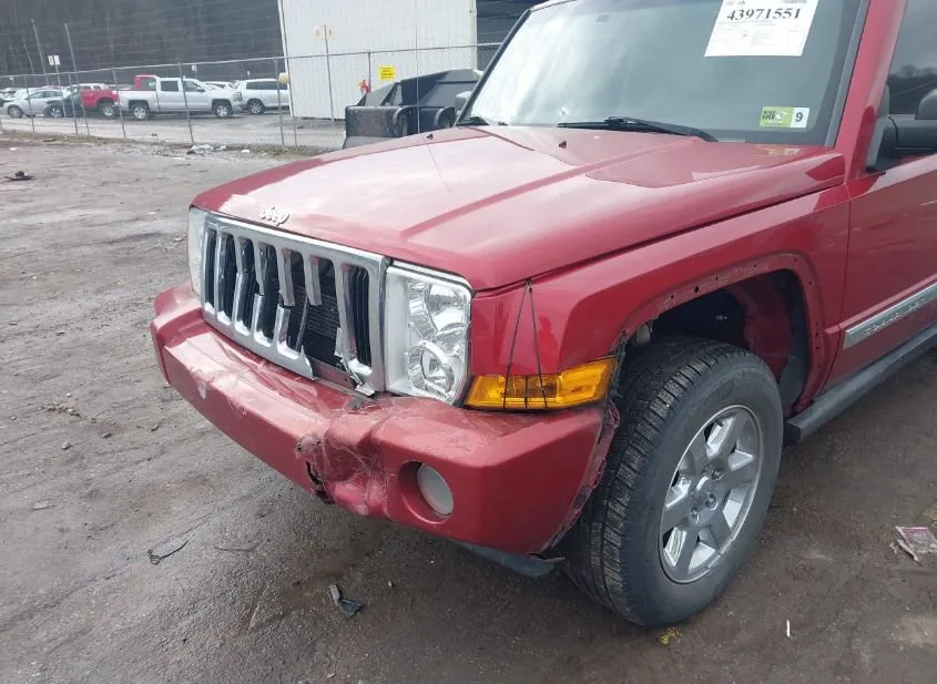 2006 JEEP Commander Used VIN 1J8HH58256C226629 – odometer reading
