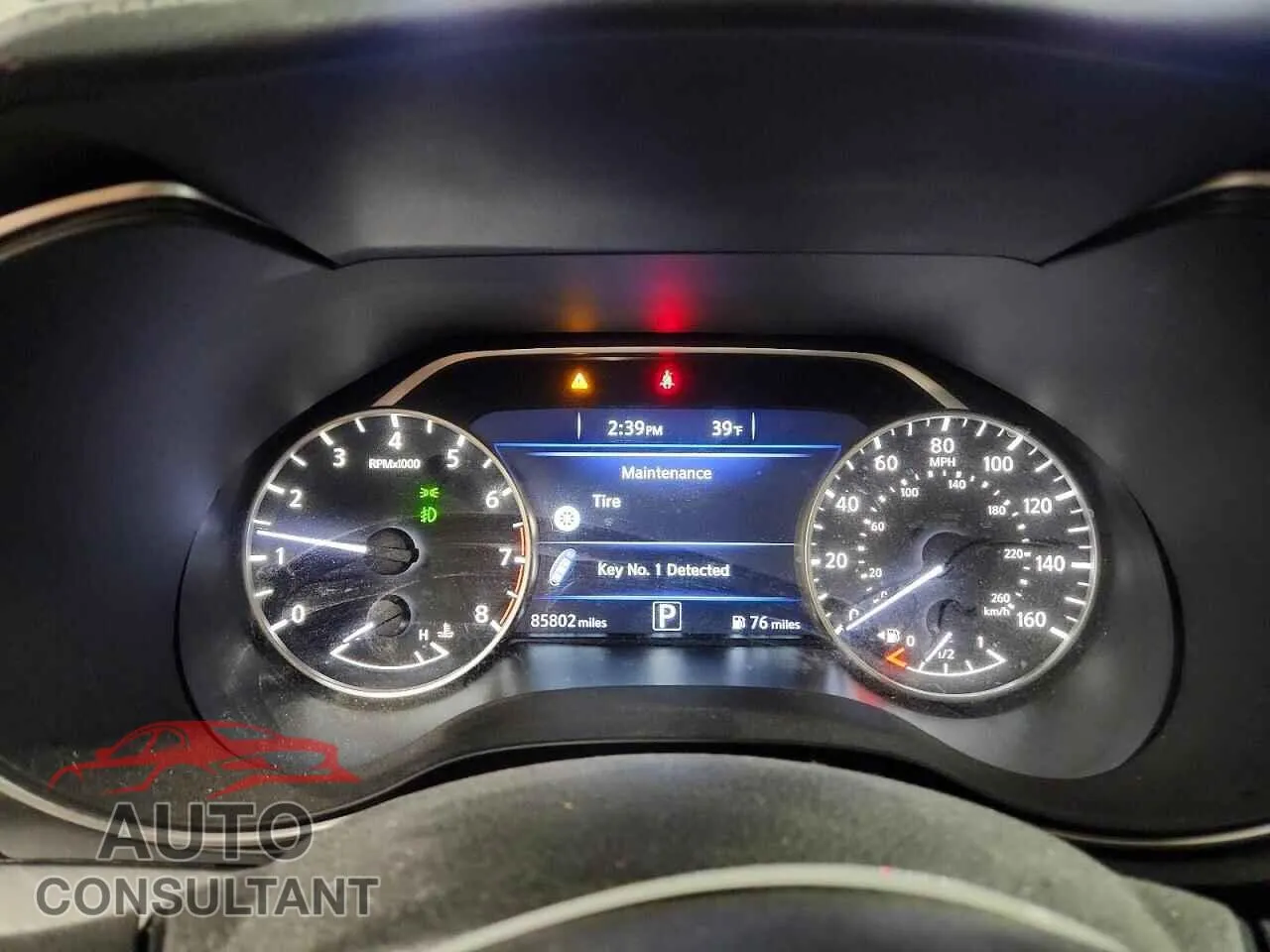 2017 NISSAN MAXIMA Damaged VIN 1N4AA6AP7HC394936 – trunk area