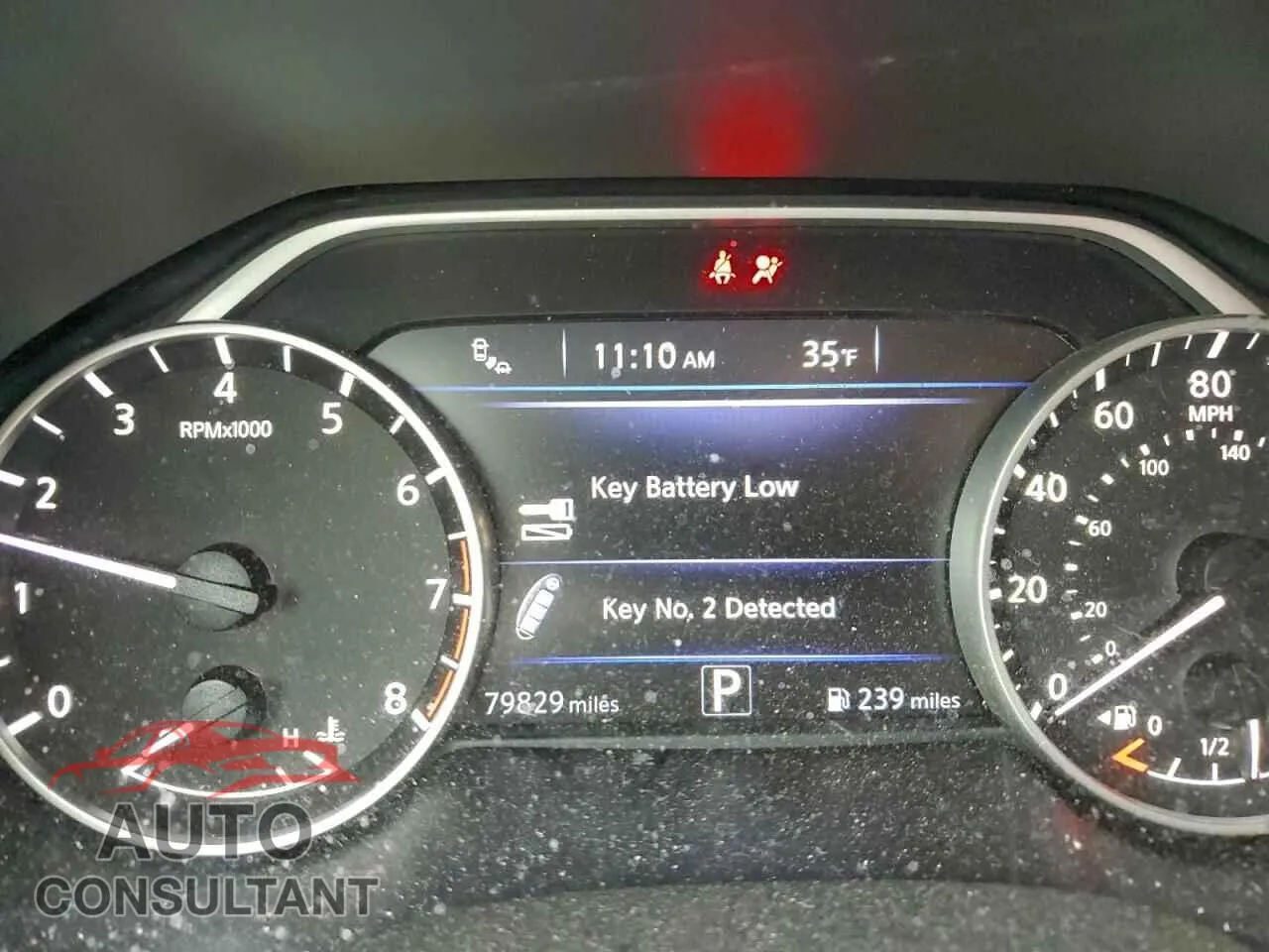 2019 NISSAN MAXIMA Damaged VIN 1N4AA6AV2KC367696 – trunk area