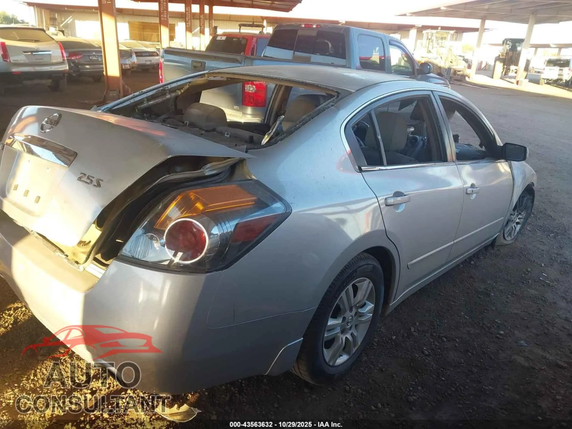 2010 NISSAN ALTIMA Damaged VIN 1N4AL2AP1AN557495 – dashboard