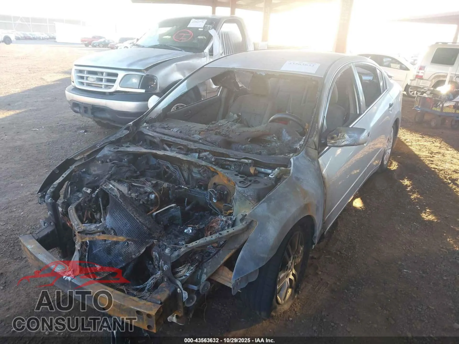 2010 NISSAN ALTIMA Damaged VIN 1N4AL2AP1AN557495 – engine bay