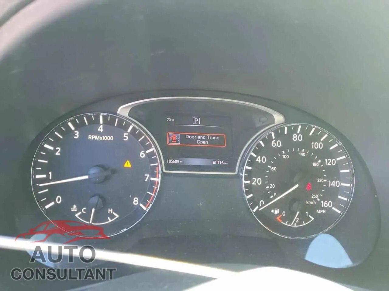 2016 NISSAN ALTIMA Damaged VIN 1N4AL3AP5GN356696 – trunk area
