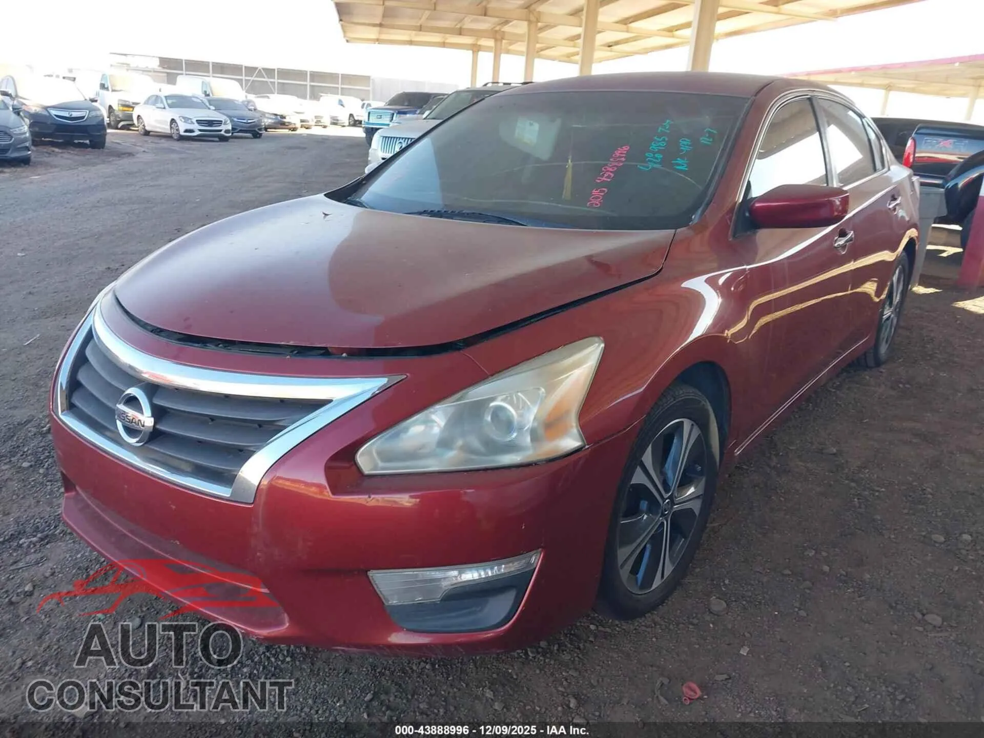 2015 NISSAN ALTIMA Damaged VIN 1N4AL3AP8FC428985 – rear exterior