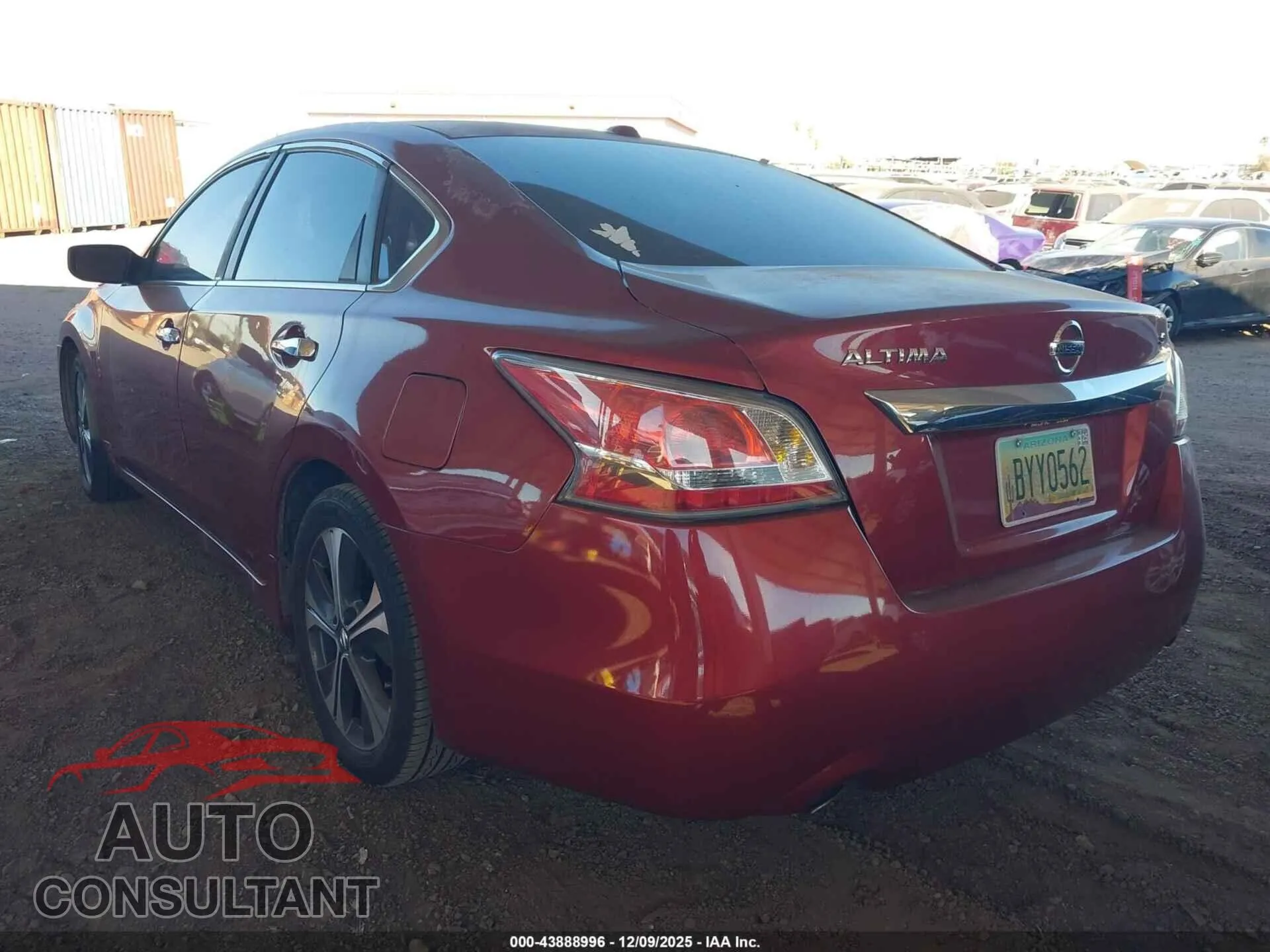 2015 NISSAN ALTIMA Damaged VIN 1N4AL3AP8FC428985 – side profile