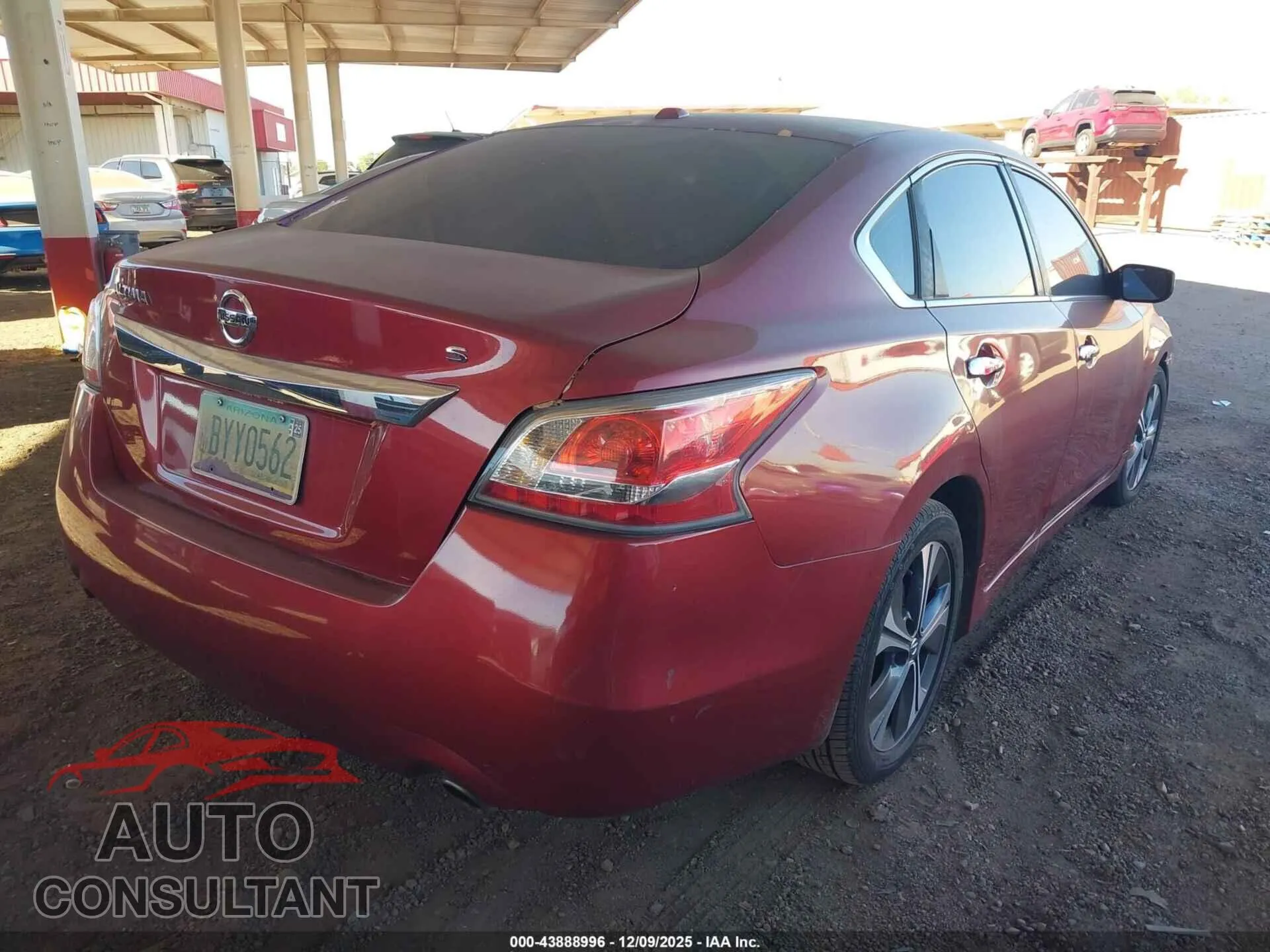 2015 NISSAN ALTIMA Damaged VIN 1N4AL3AP8FC428985 – dashboard