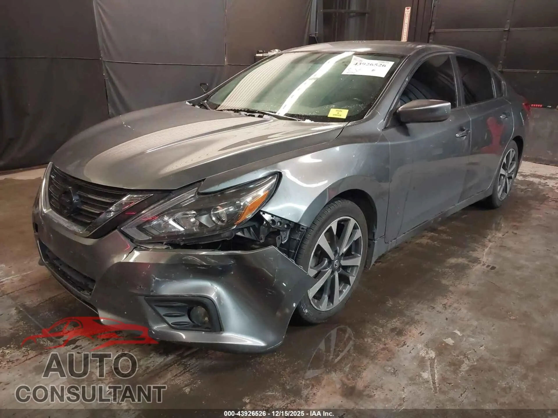 2016 NISSAN ALTIMA Damaged VIN 1N4AL3AP9GC153726 – rear exterior