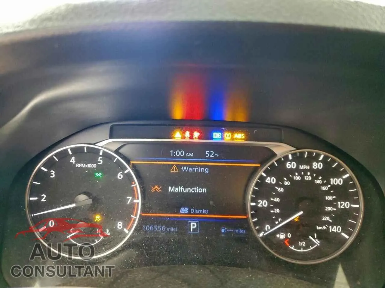 2020 NISSAN ALTIMA Damaged VIN 1N4BL4BV3LC260482 – trunk area