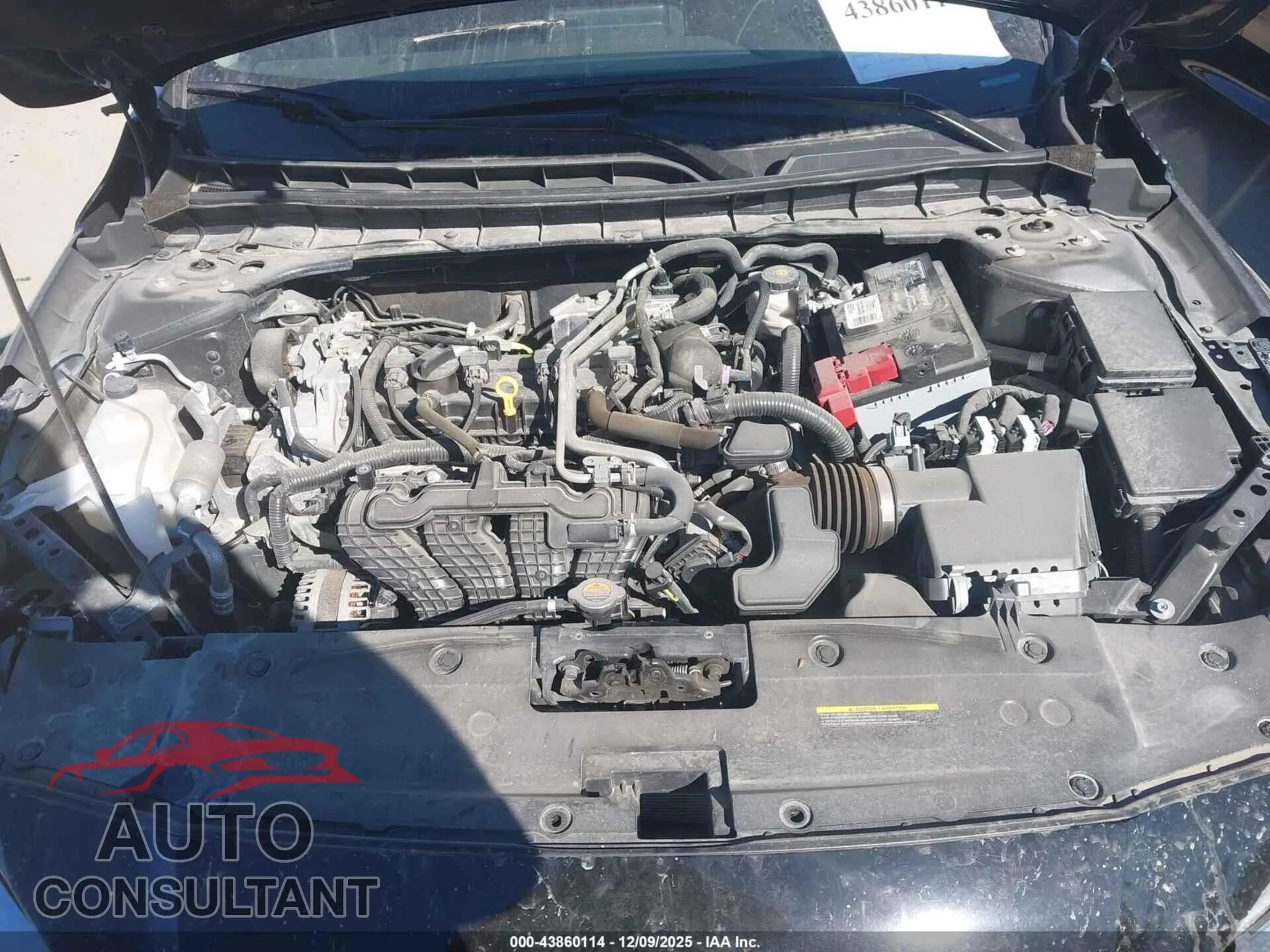 2023 NISSAN ALTIMA Damaged VIN 1N4BL4BVXPN393816 – odometer reading