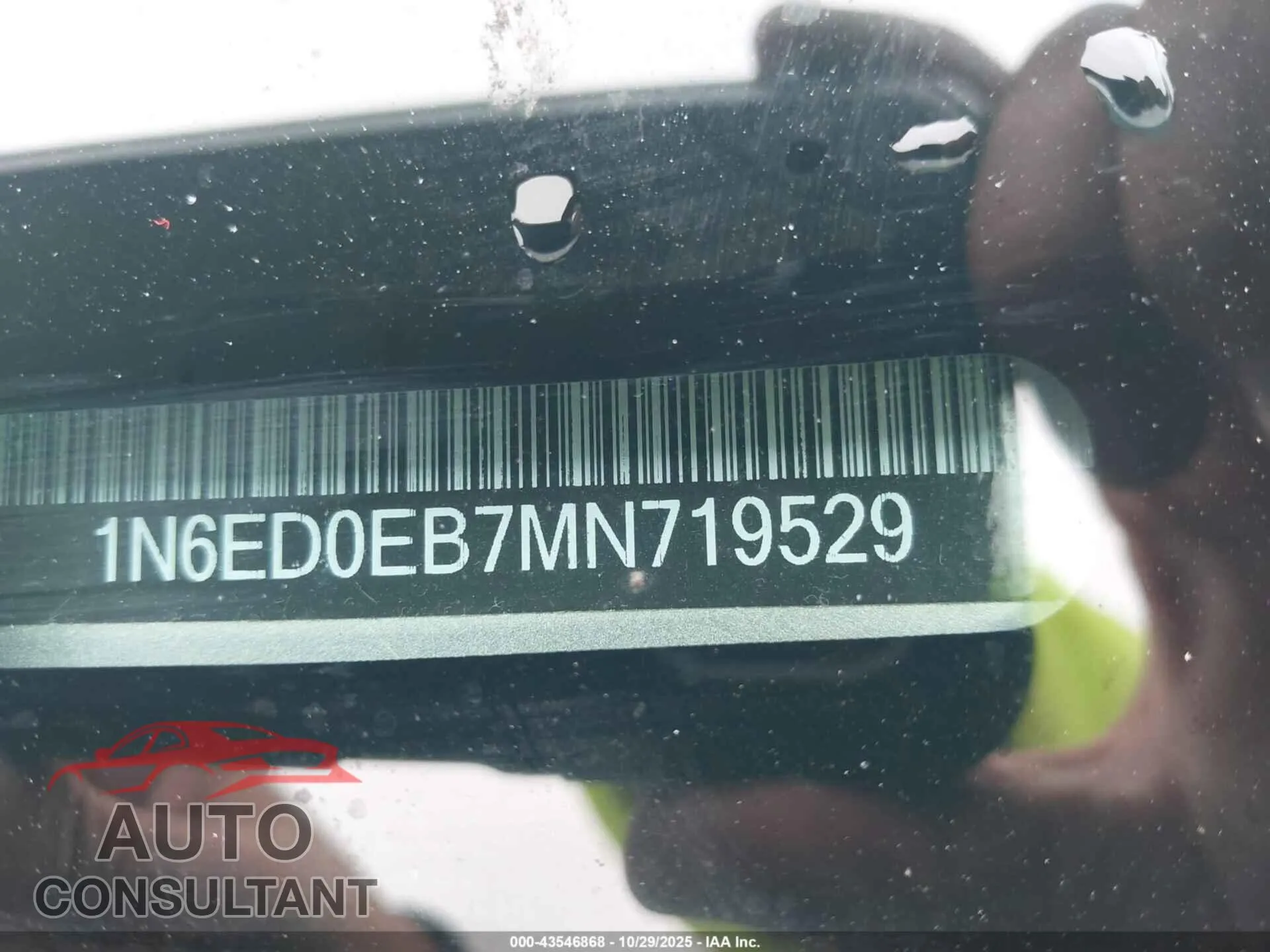 2021 NISSAN FRONTIER Damaged VIN 1N6ED0EB7MN719529 – photo 17