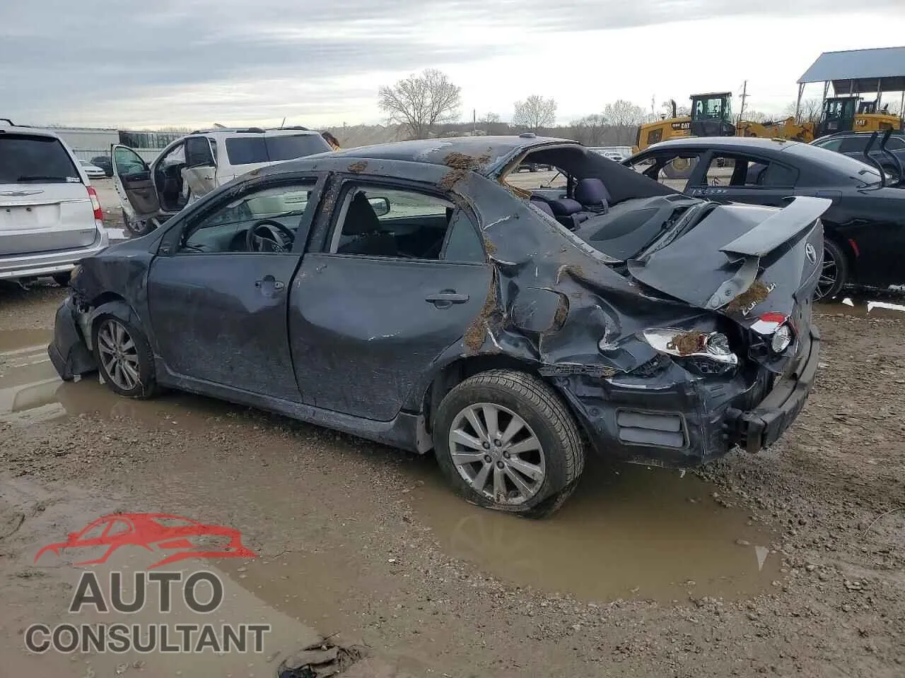 2009 TOYOTA COROLLA Damaged VIN 1NXBU40E89Z139925 – rear exterior
