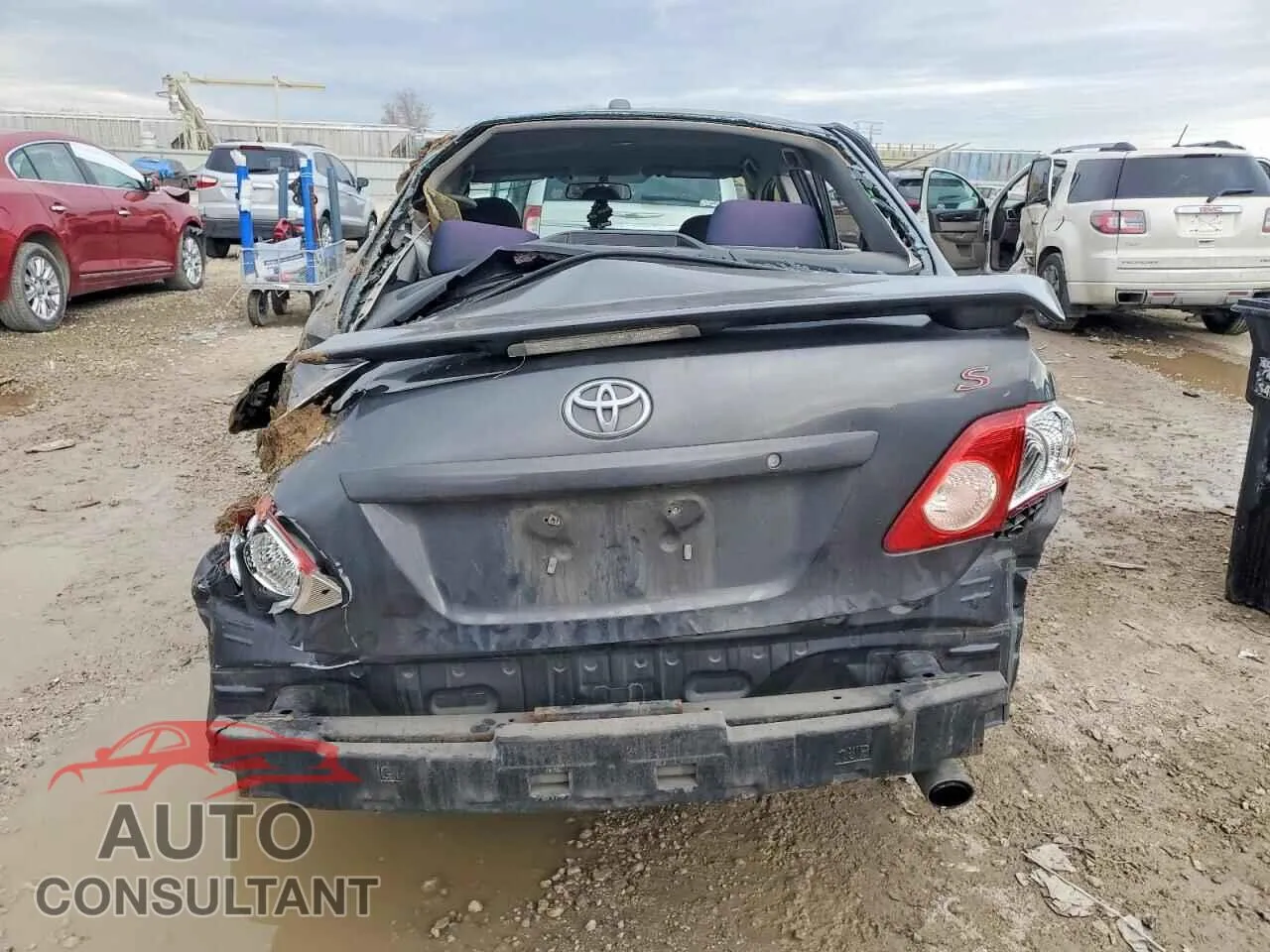 2009 TOYOTA COROLLA Damaged VIN 1NXBU40E89Z139925 – engine bay