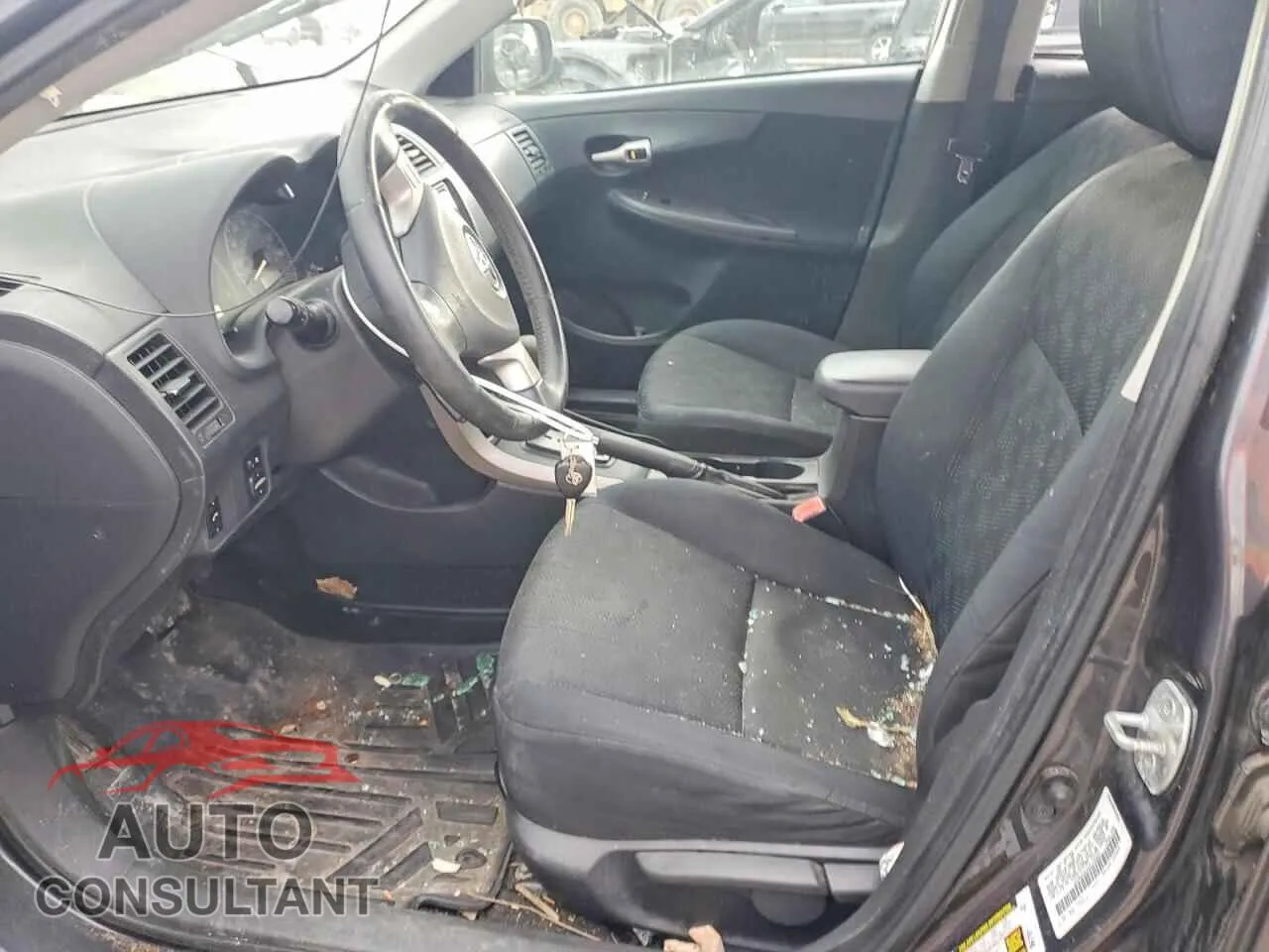 2009 TOYOTA COROLLA Damaged VIN 1NXBU40E89Z139925 – exterior detail