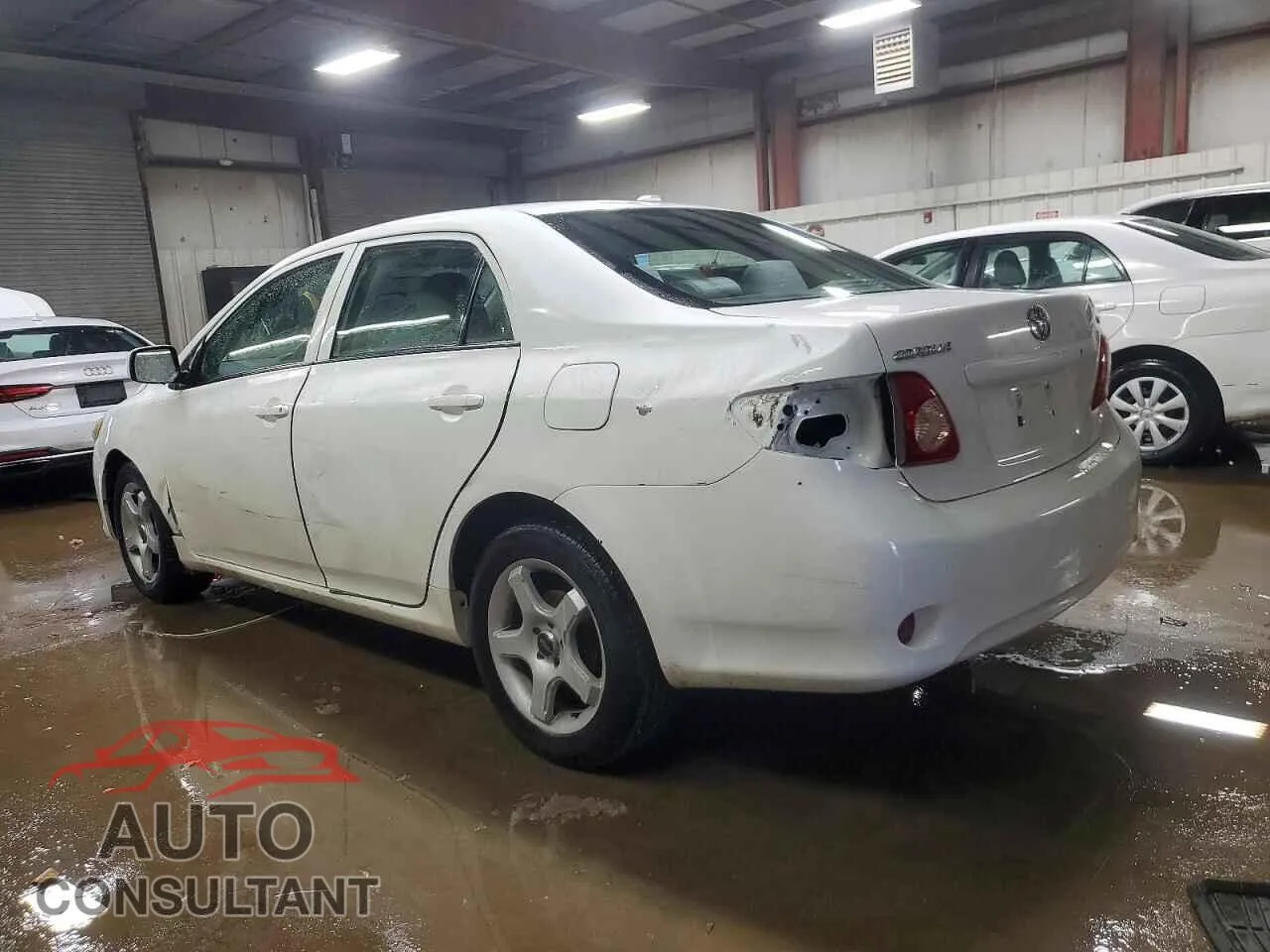 2010 TOYOTA COROLLA Damaged VIN 1NXBU4EE7AZ345959 – rear exterior