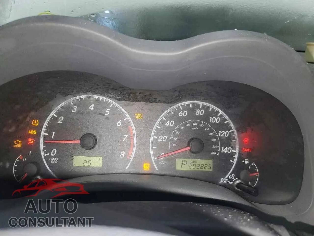 2010 TOYOTA COROLLA Damaged VIN 1NXBU4EE7AZ345959 – trunk area