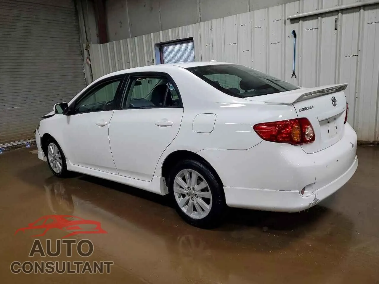 2010 TOYOTA COROLLA Damaged VIN 1NXBU4EE8AZ373527 – rear exterior 2010 TOYOTA COROLLA Damaged VIN 1NXBU4EE8AZ373527 – rear exterior
