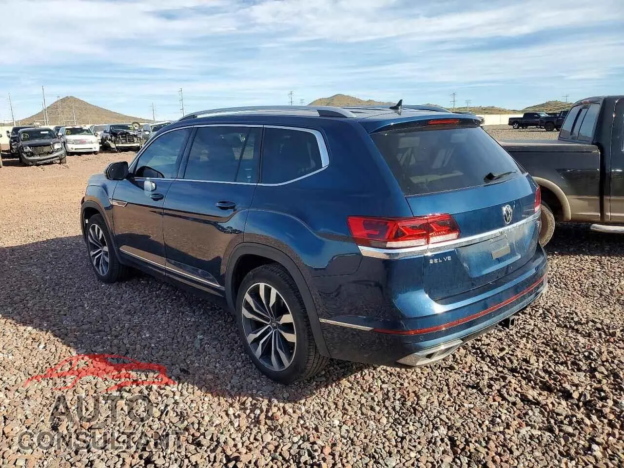 2022 VOLKSWAGEN ATLAS Damaged VIN 1V2FR2CA6NC563087 – rear exterior
