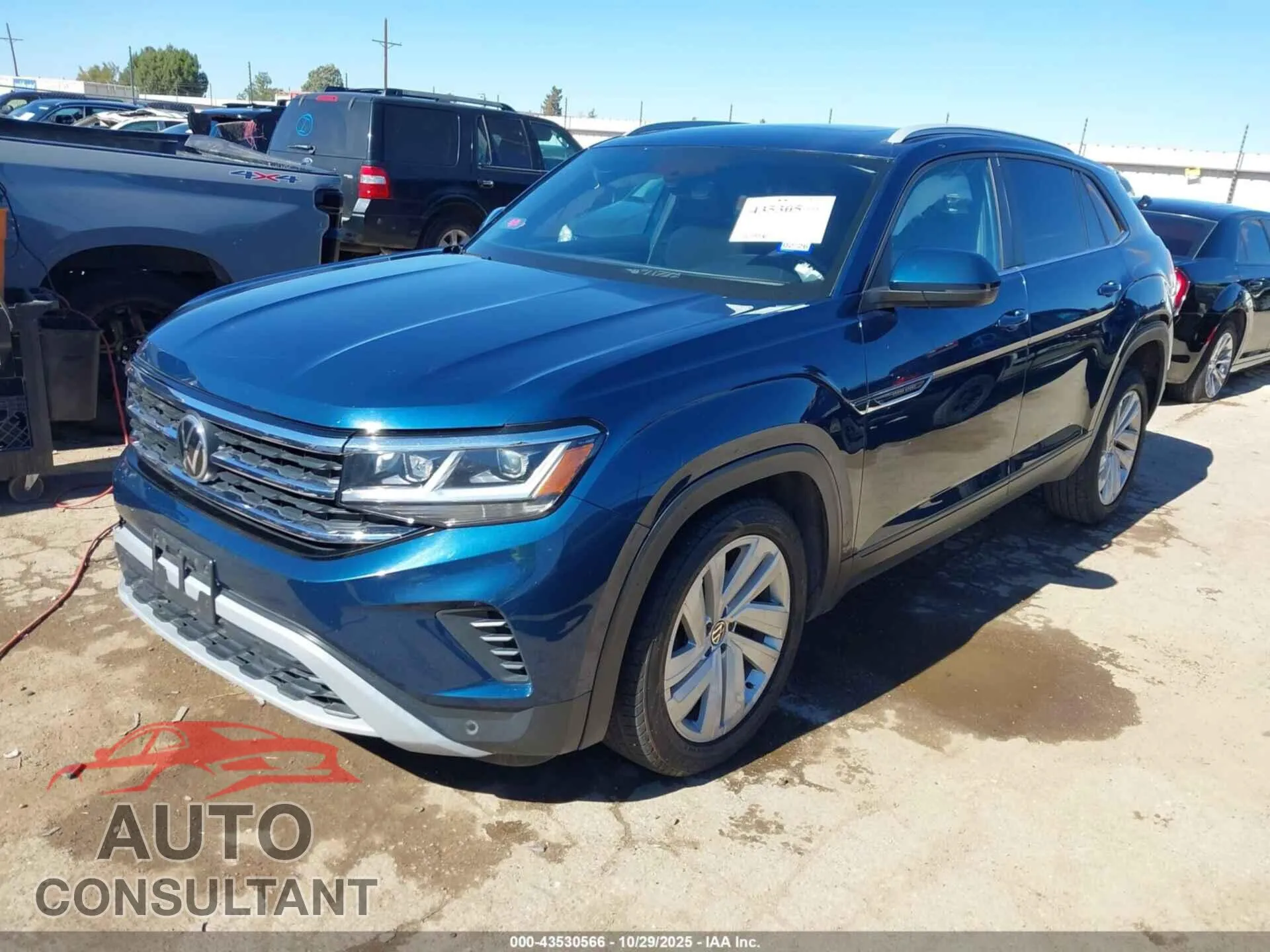 2021 VOLKSWAGEN ATLAS CROSS SPORT Damaged VIN 1V2JE2CA8MC222374 – rear exterior