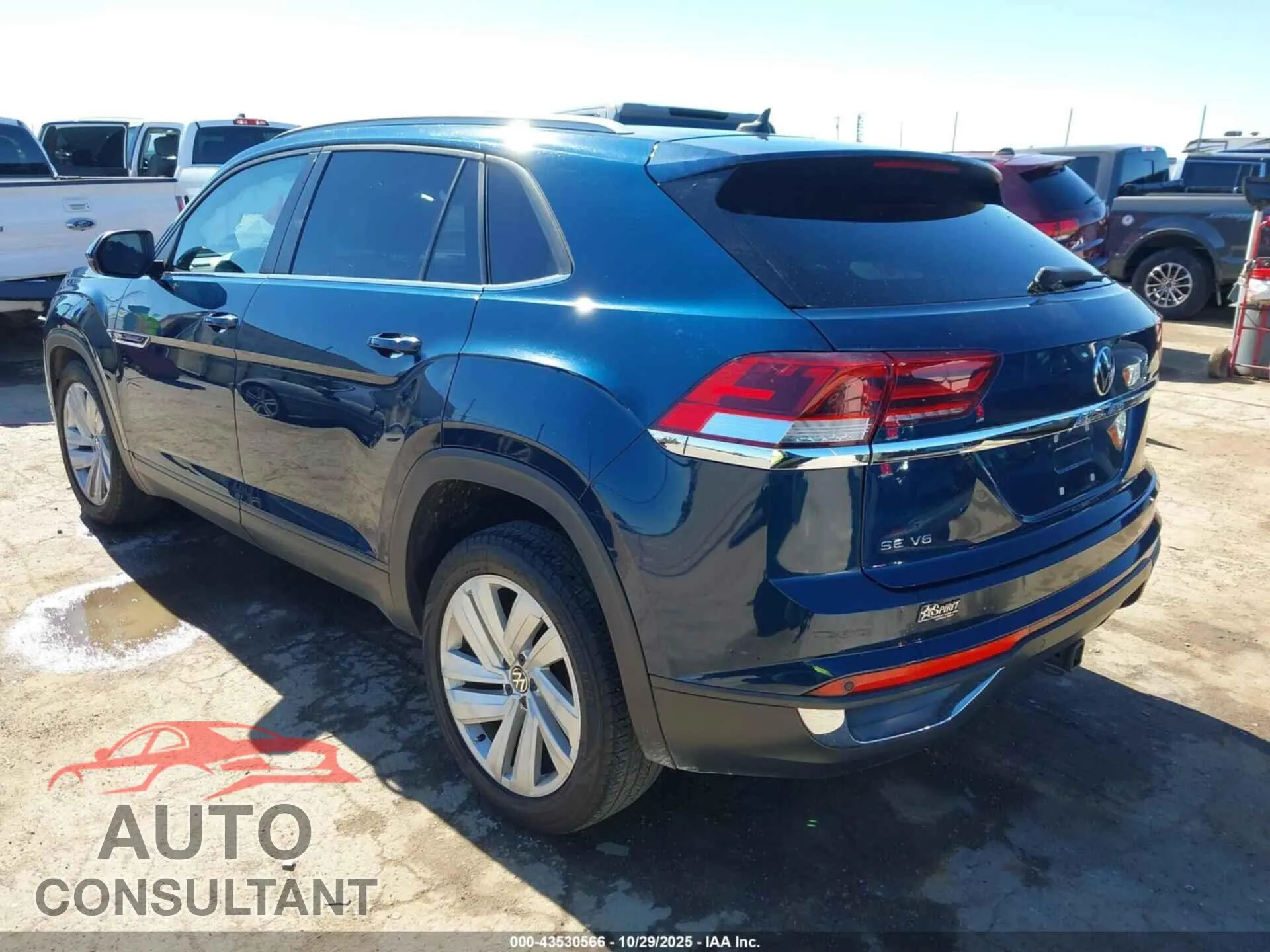2021 VOLKSWAGEN ATLAS CROSS SPORT Damaged VIN 1V2JE2CA8MC222374 – side profile