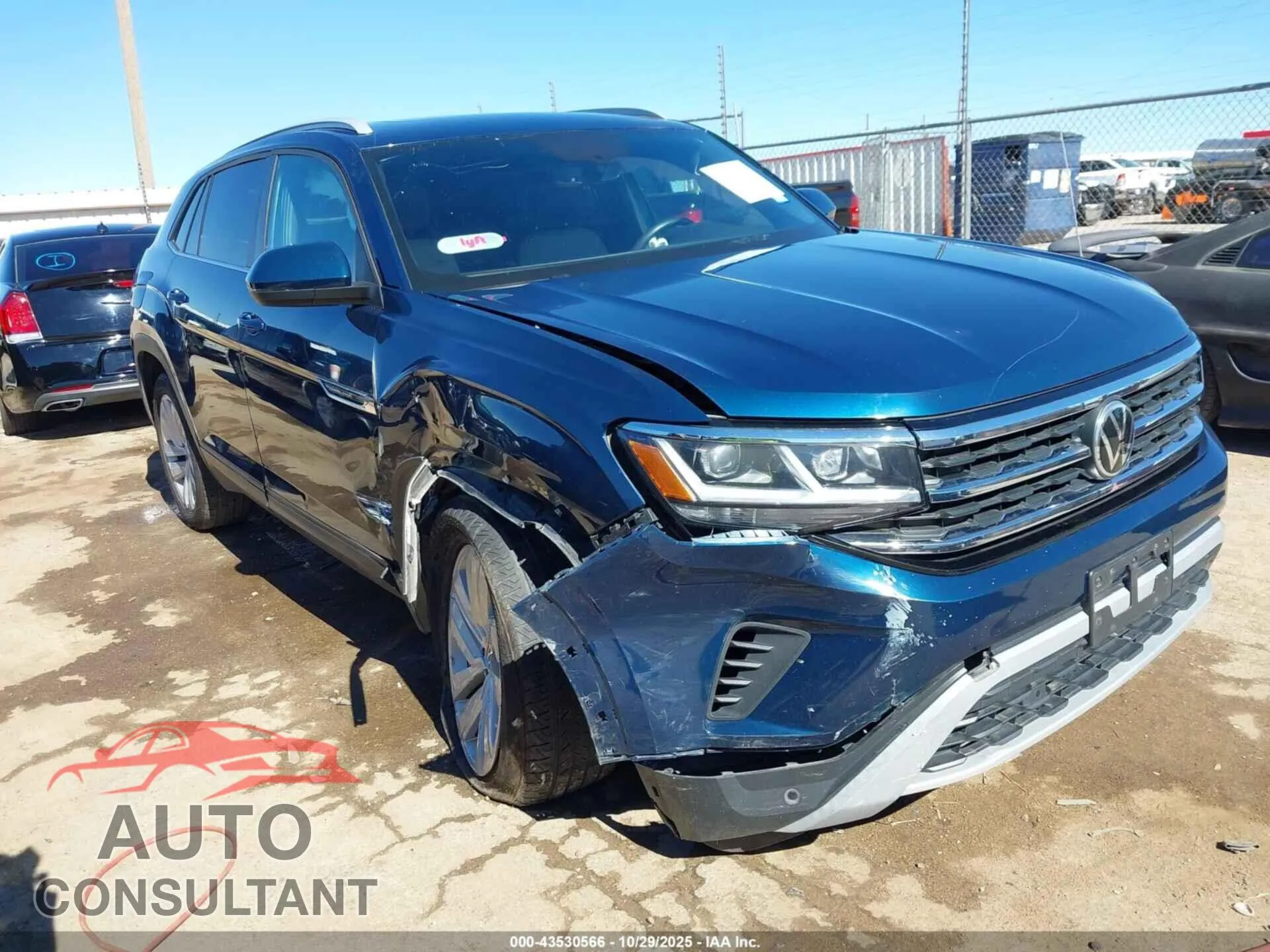 2021 VOLKSWAGEN ATLAS CROSS SPORT Damaged VIN 1V2JE2CA8MC222374 – engine bay