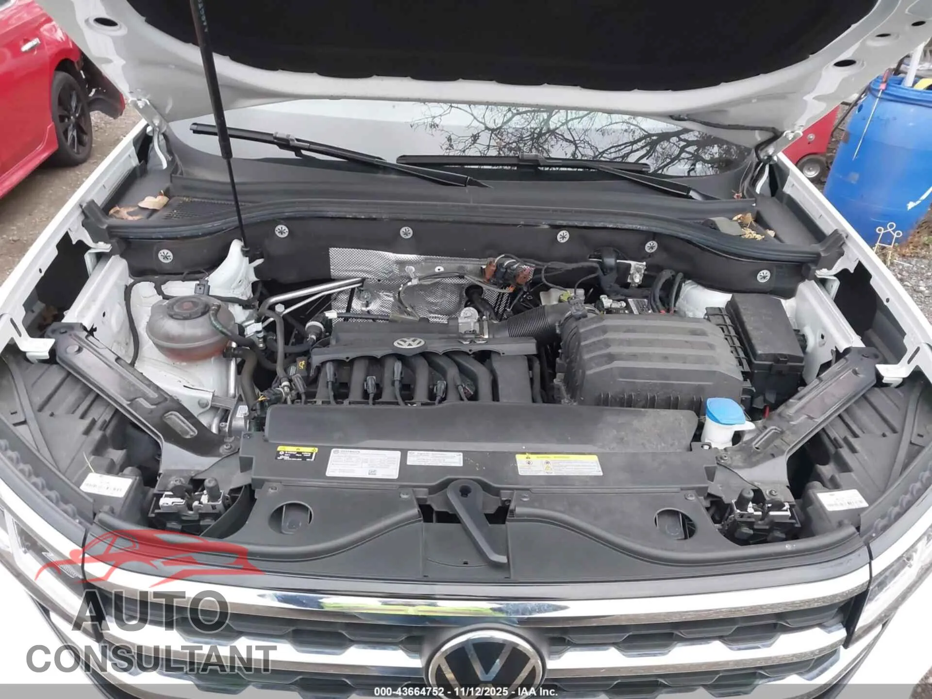 2023 VOLKSWAGEN ATLAS CROSS SPORT Damaged VIN 1V2KE2CA7PC226263 – odometer reading