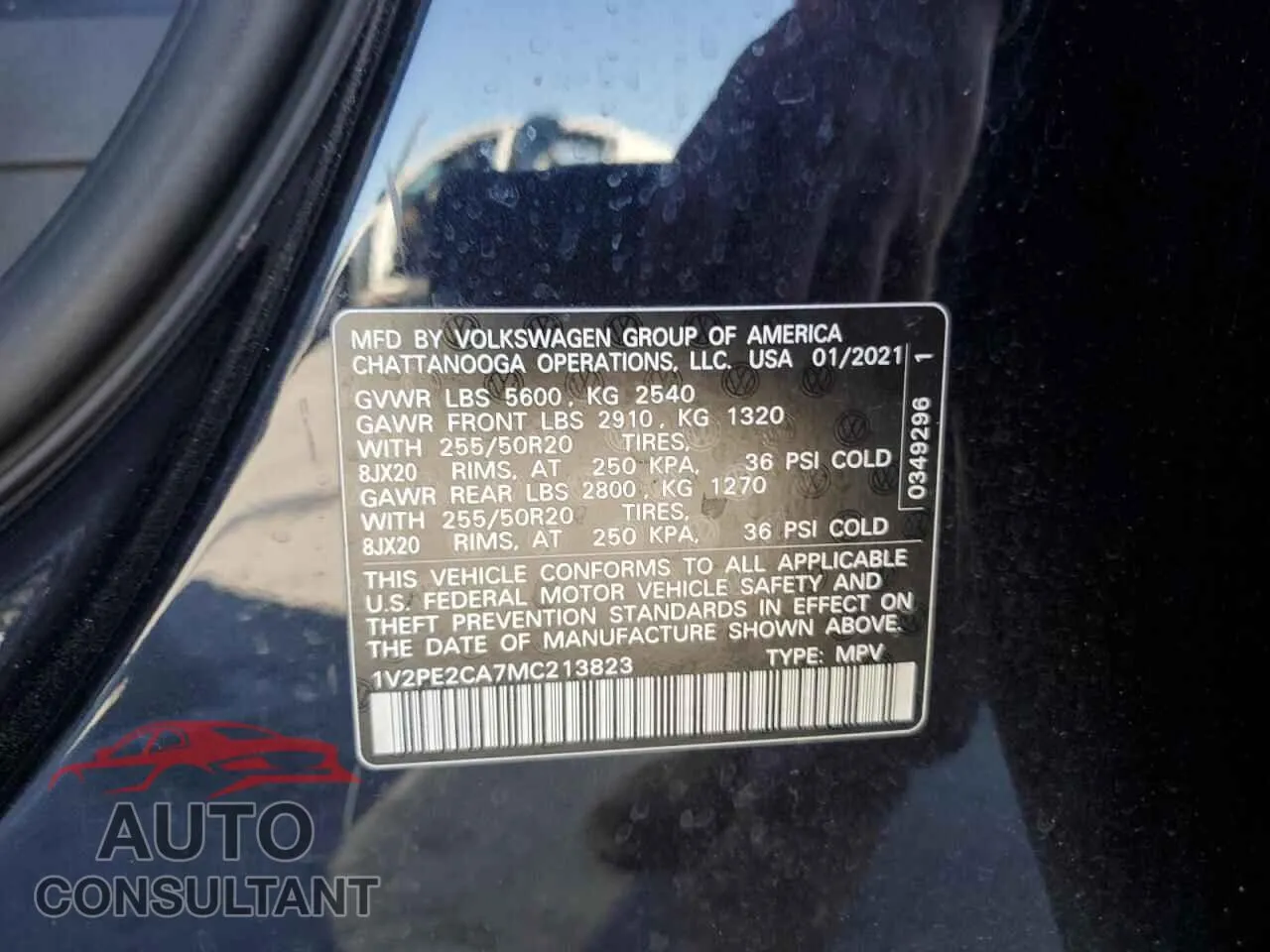 2021 VOLKSWAGEN ATLAS Damaged VIN 1V2PE2CA7MC213823 – photo 12