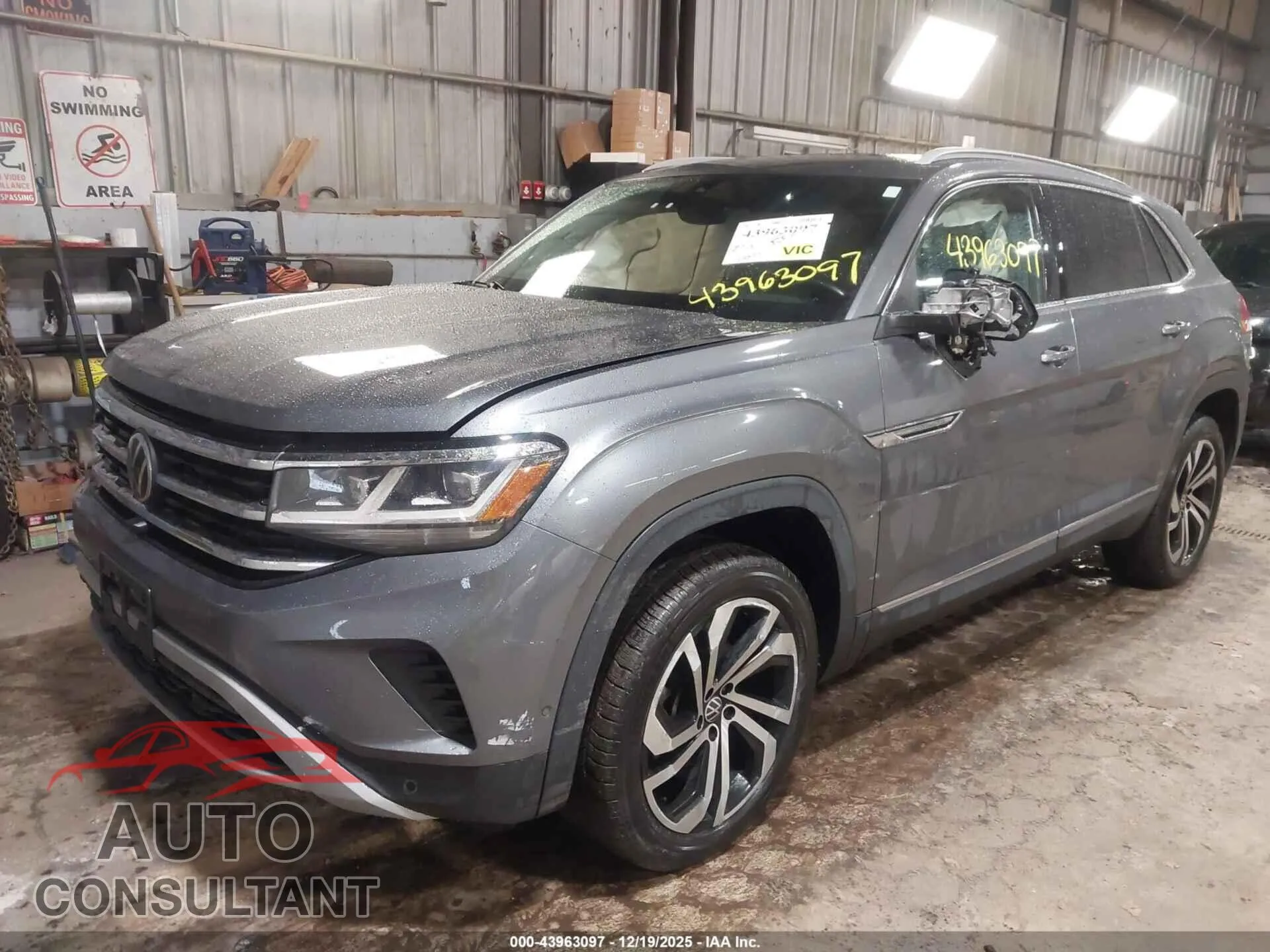 2021 VOLKSWAGEN ATLAS CROSS SPORT Damaged VIN 1V2TE2CA1MC202556 – rear exterior